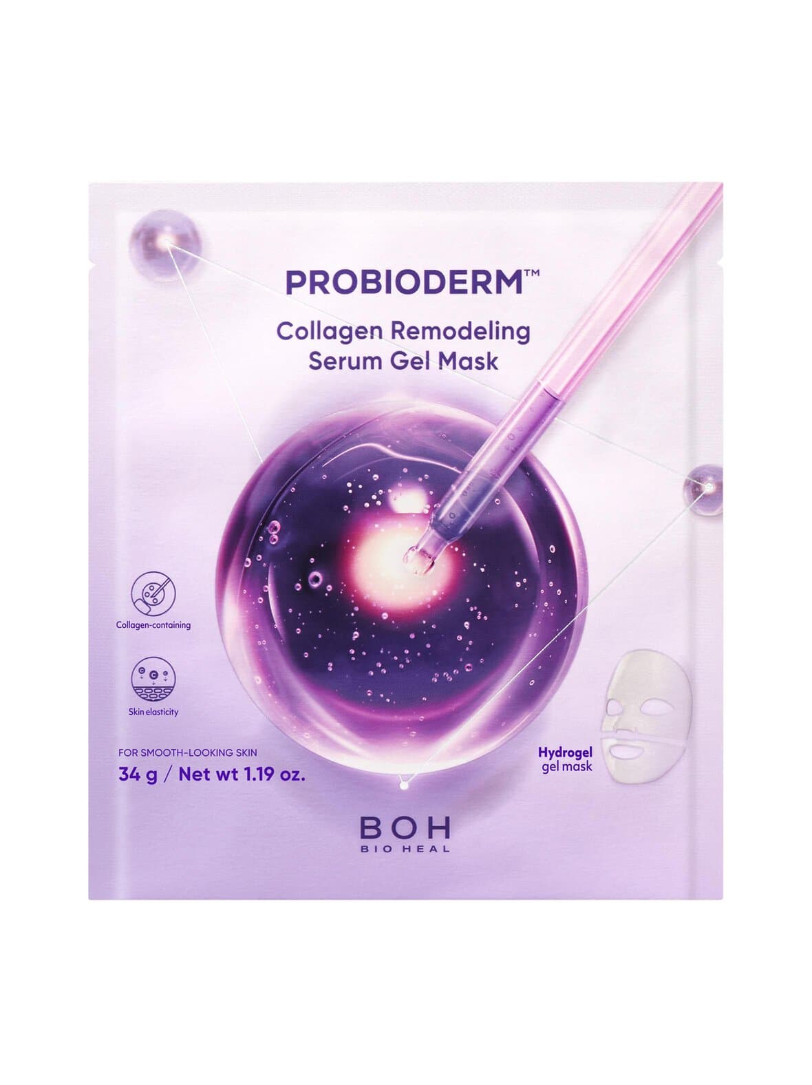 Probioderm collagen remodeling serum gel mask -kasvonaamio – Bioheal BOH