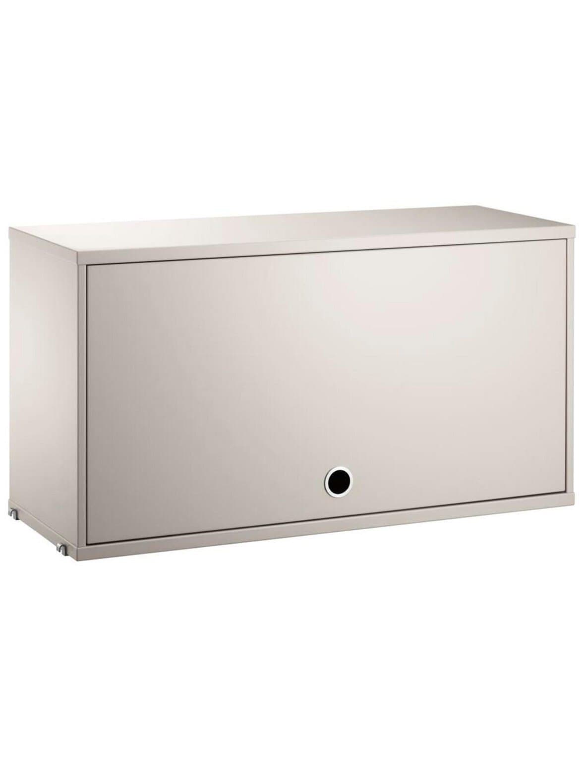 String-kaappi kippiovella beige 78 x 30 cm – String Furniture