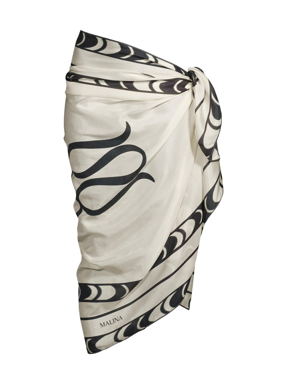 Beach silk pareo -rantahame – Malina