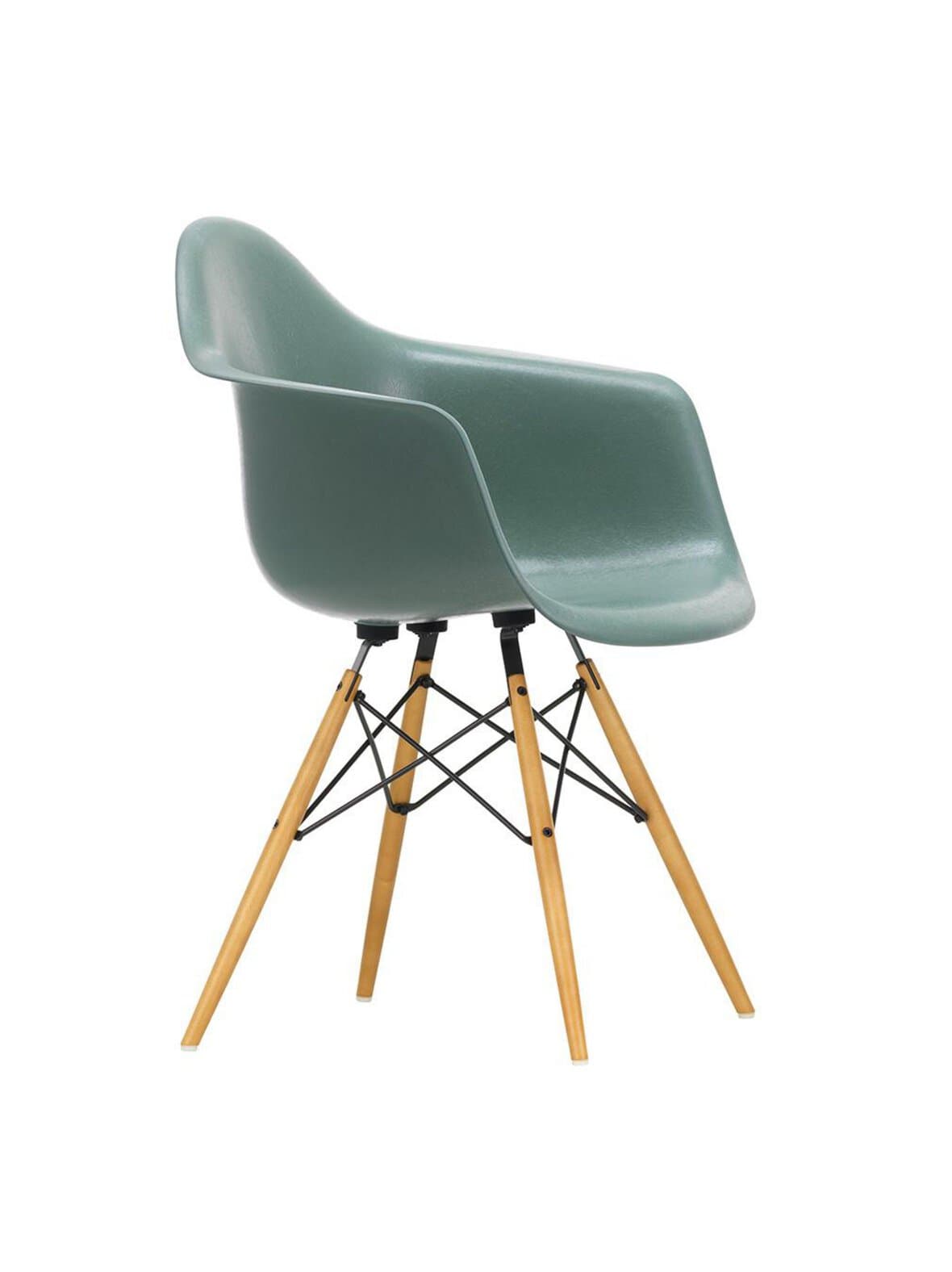 Eames daw fiberglass -tuoli sea foam green/vaalea vaahtera – Vitra