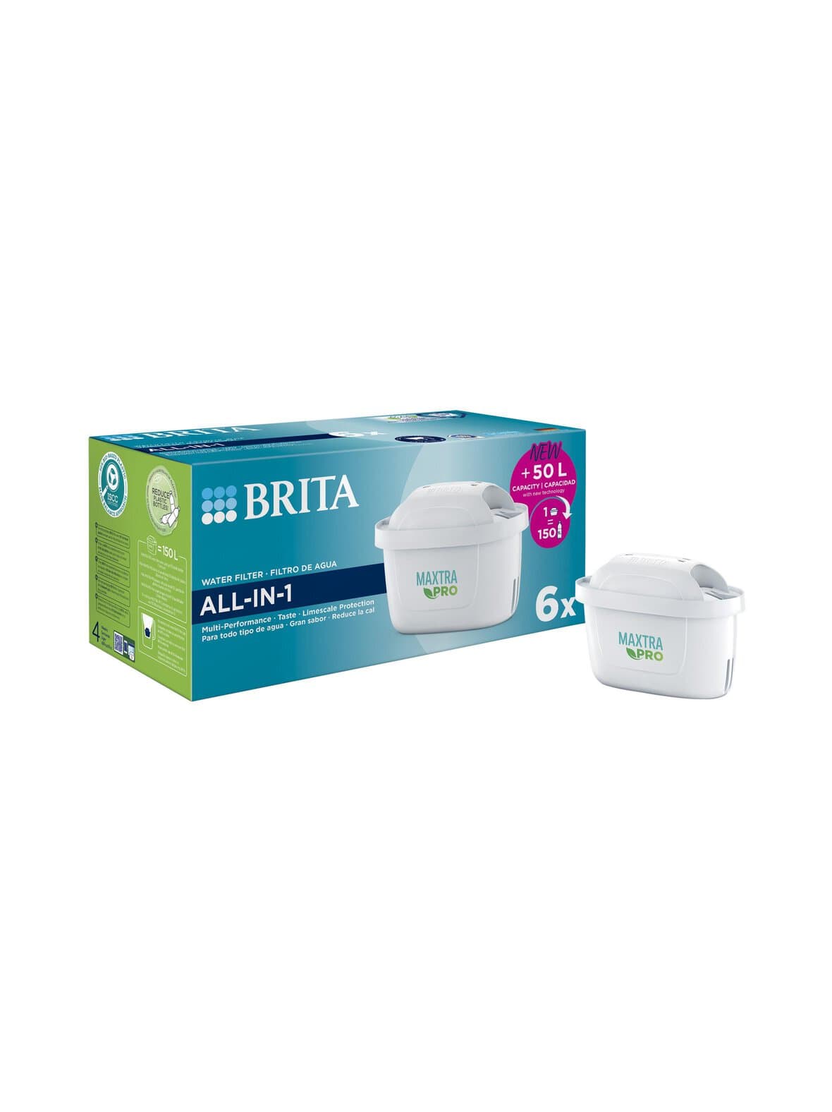 All-in-1 mxpro -vedensuodatinpatruuna, 6-pack – Brita