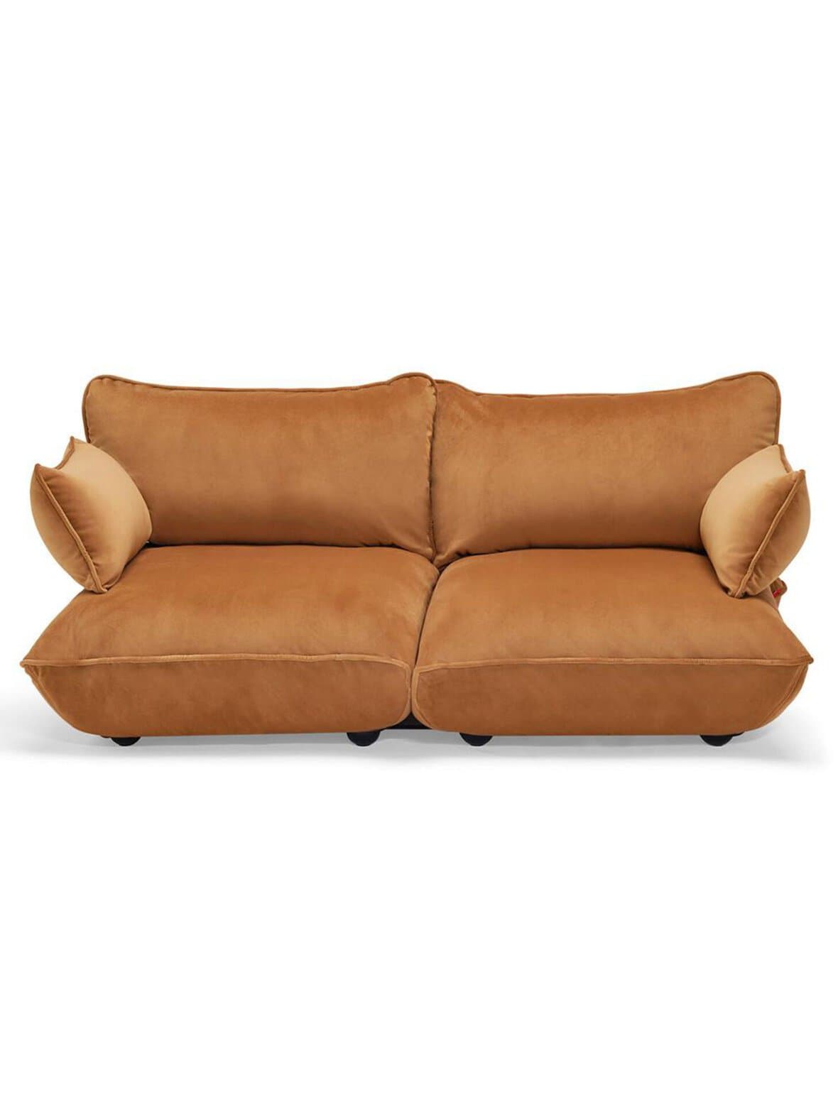 Sumo-sohva velvet-kangas almond l 210 cm – Fatboy