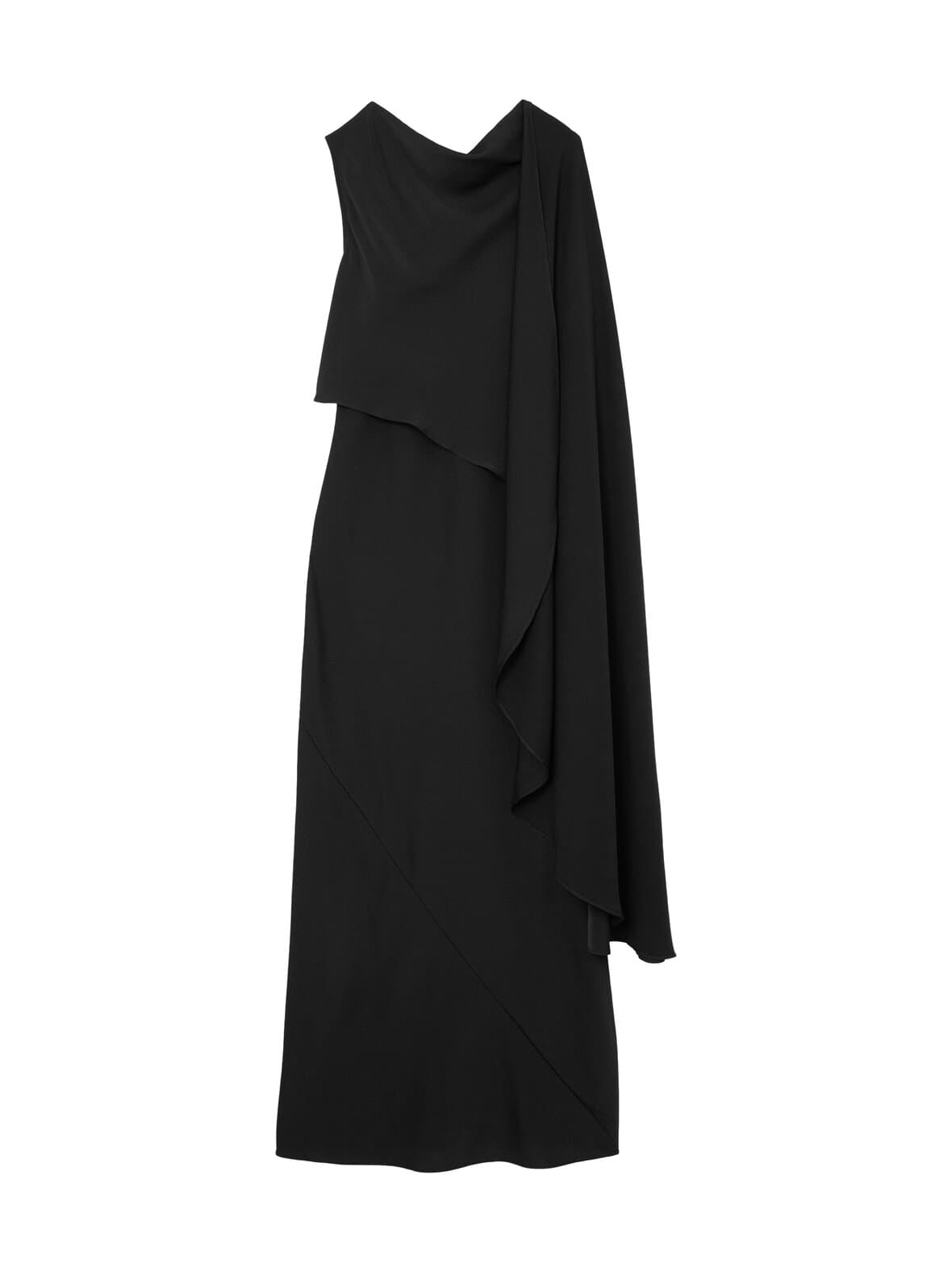 Winnie one shoulder cape -maksimekko – Reiss