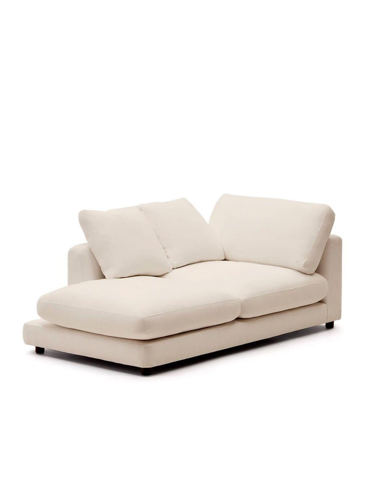Gala-divaani beige l 195 cm / vasen – Kave Home