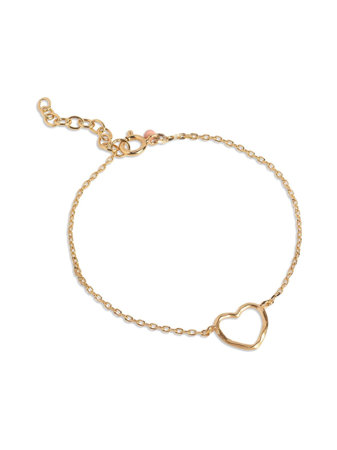 Organic heart -kullattu rannekoru – ENAMEL Copenhagen