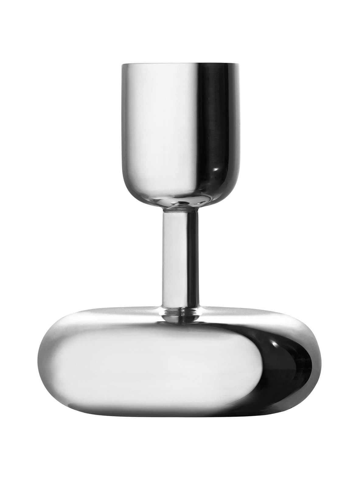 Nappula-teräskynttilänjalka 107 mm – Iittala