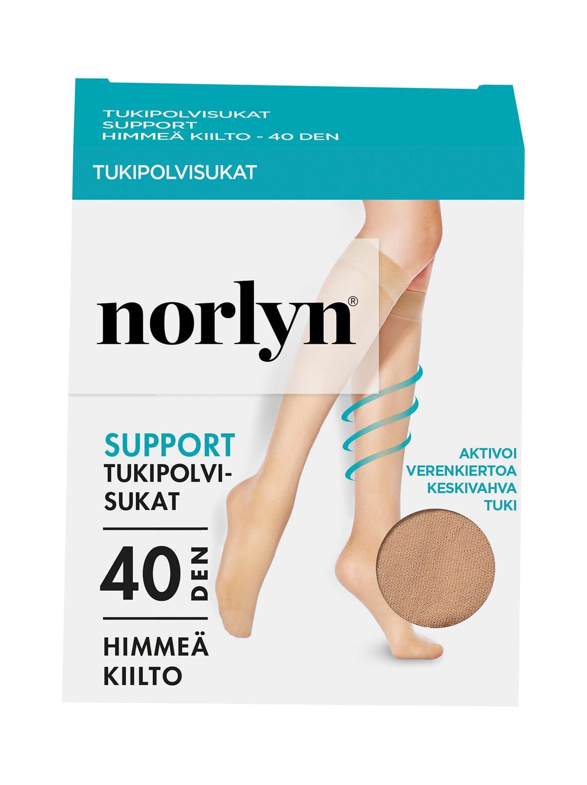 Support 40 den -tukipolvisukat – Norlyn