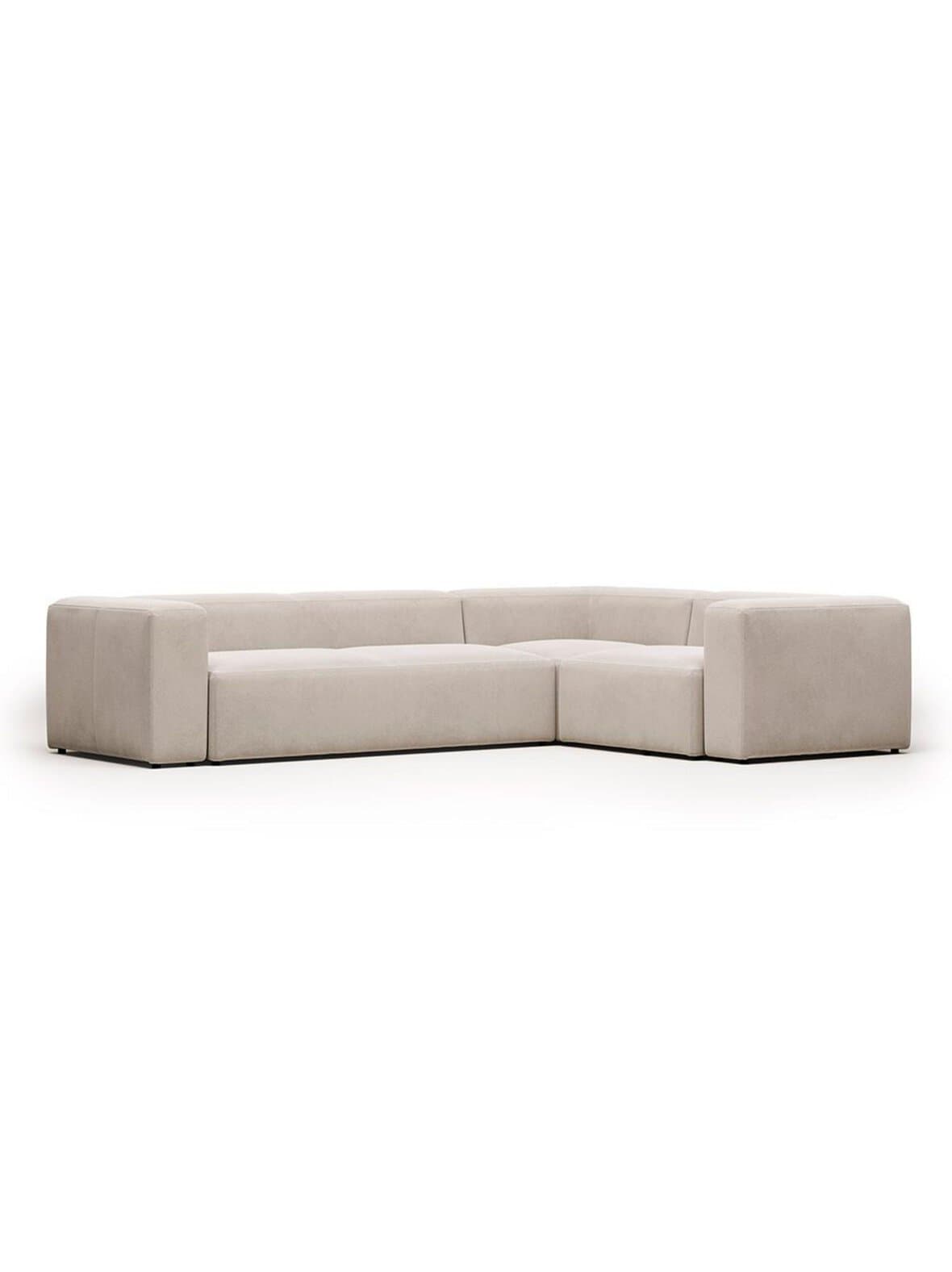 Blok-kulmasohva beige 320 x 230 cm – Kave Home