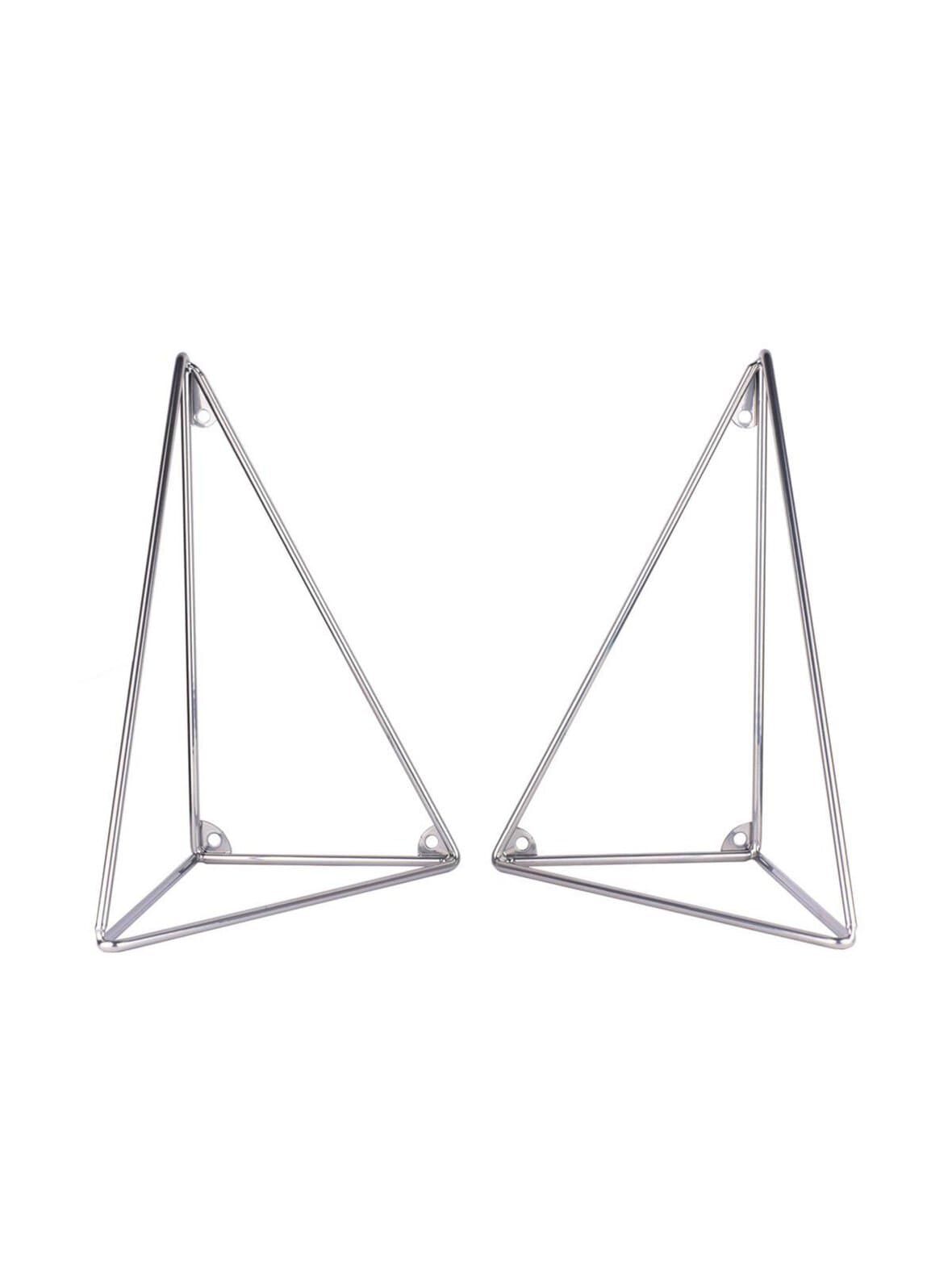 Pythagoras-hyllynkannattimet 2 kpl chrome – Maze