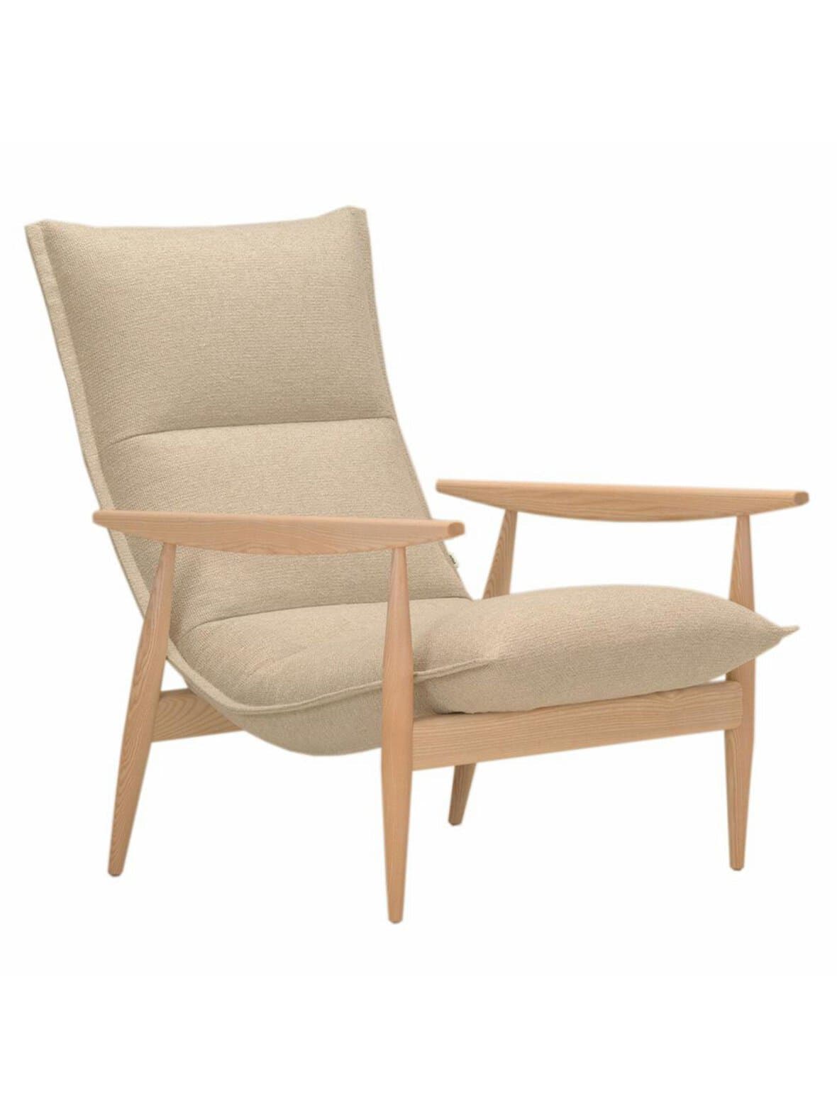 Tao-nojatuoli verso-kangas 001 vaaleanbeige / valkolakattu saarni – Adea