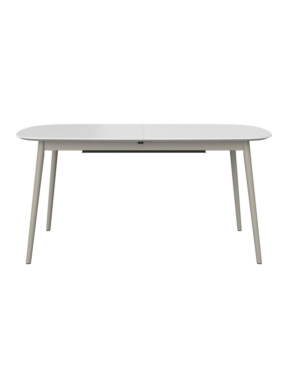 Kingston -jatkettava ruokapöytä valkoinen 100 x 160/230 cm – BoConcept