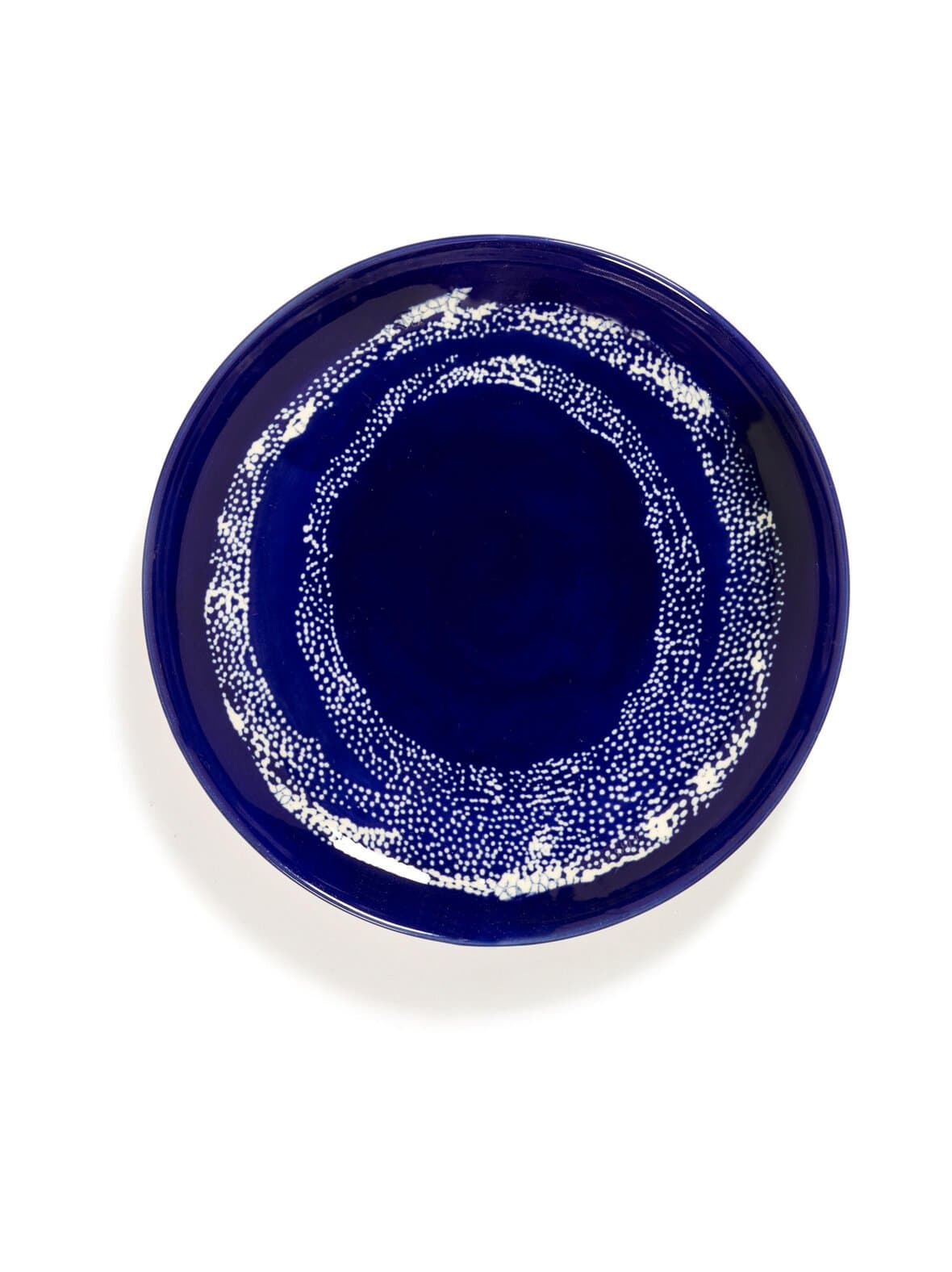 Feast lapis lazuli swirl dots -lautanen ⌀ 19 cm – Serax
