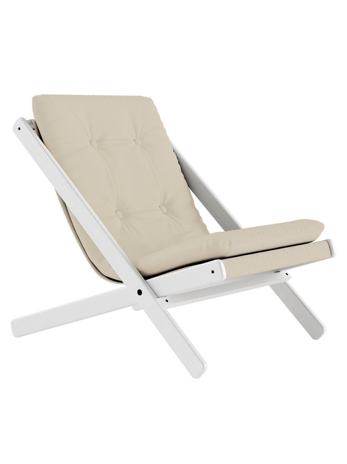 Boogie-nojatuoli beige/white – Karup