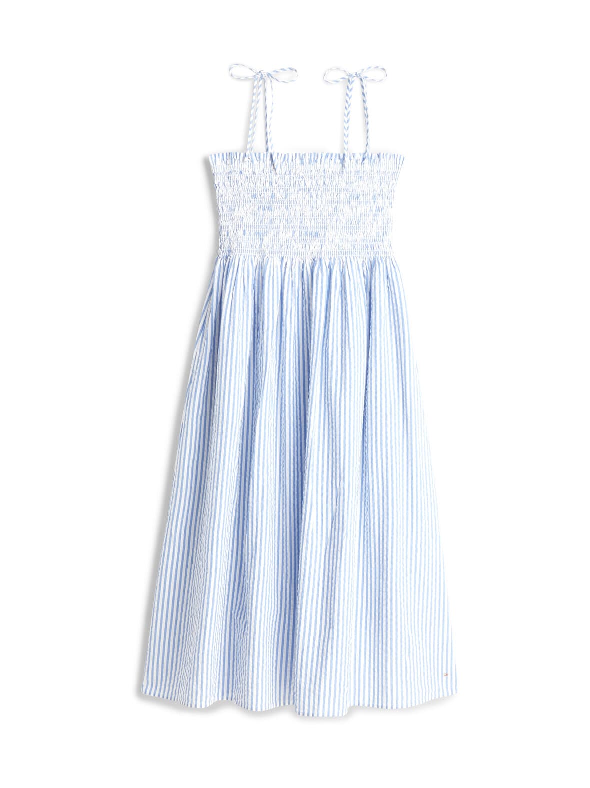 Swimshop seersucker smocked -mekko – Tommy Hilfiger