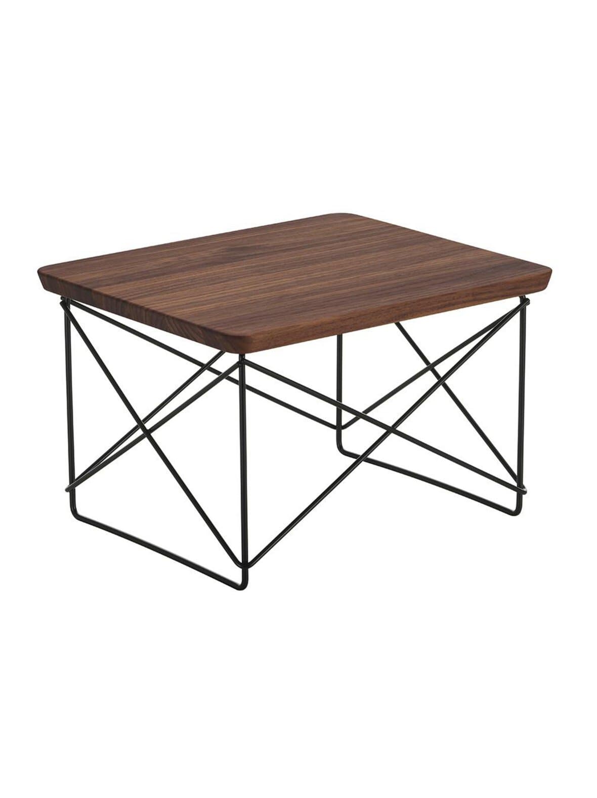 Eames occasional table ltr -sivupöytä tumma pähkinä / musta – Vitra