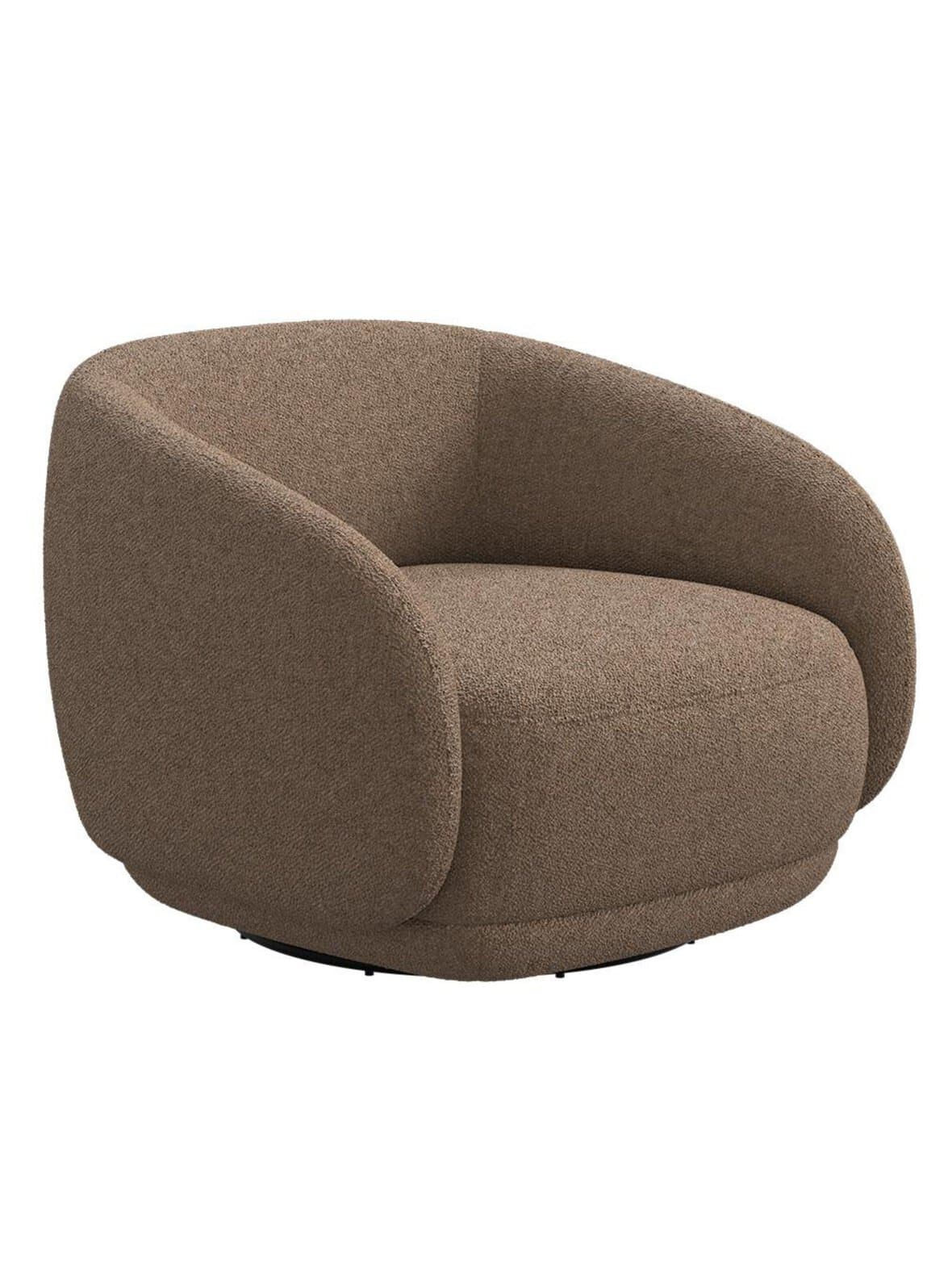 Bolzano-nojatuoli pyörintämekanismi lazio-kangas 3096 ruskea – BoConcept
