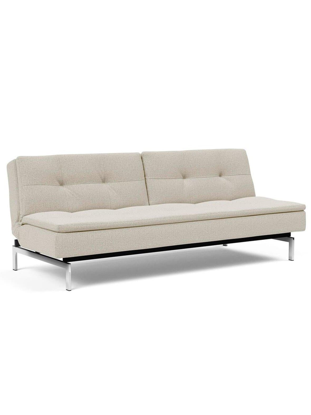 Dublexo-vuodesohva mixed dance -kangas 527 natural / kromi – Innovation Living