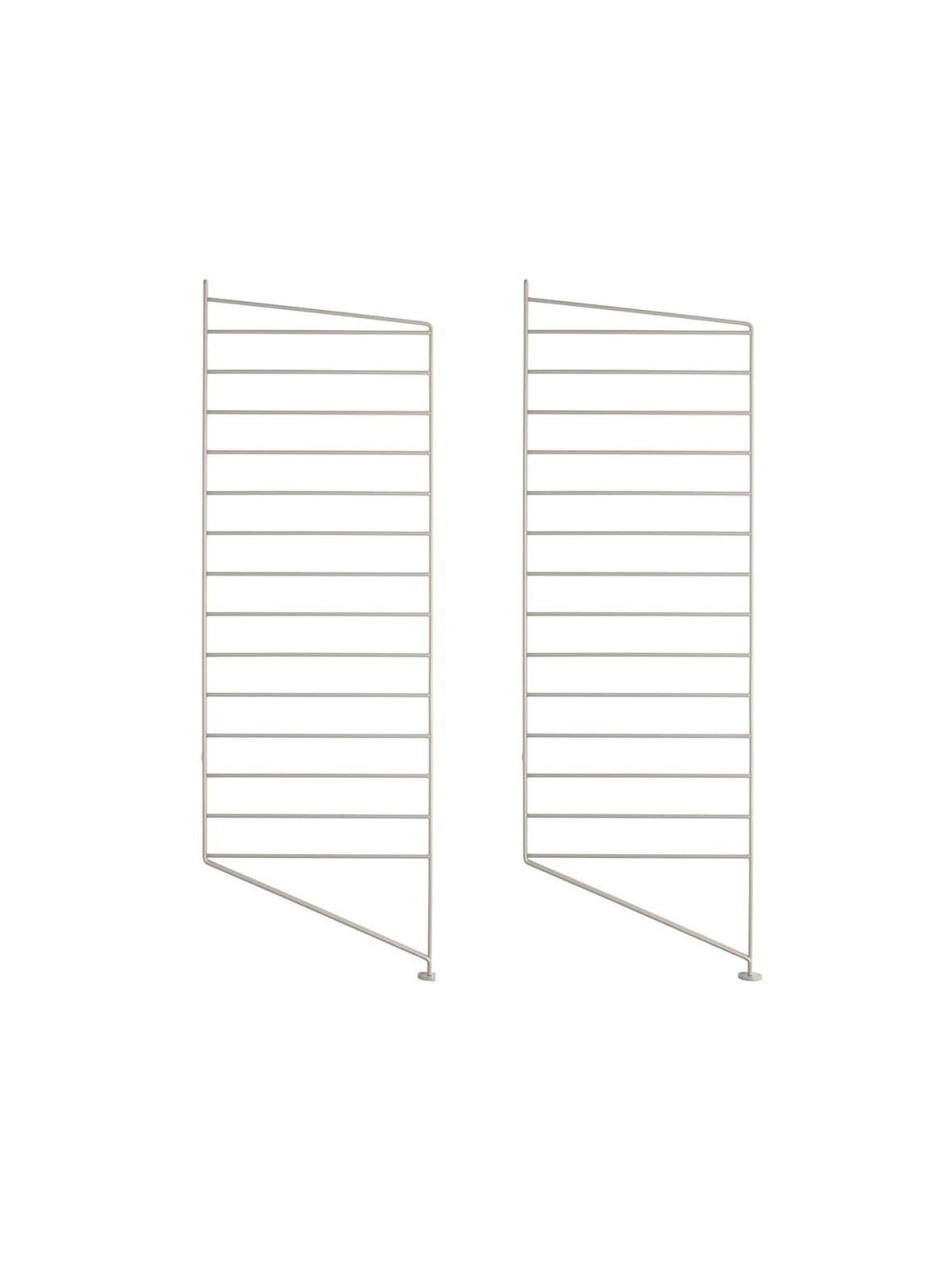 String system -lattiasivupaneelit 2 kpl beige 85 x 30 cm – String Furniture