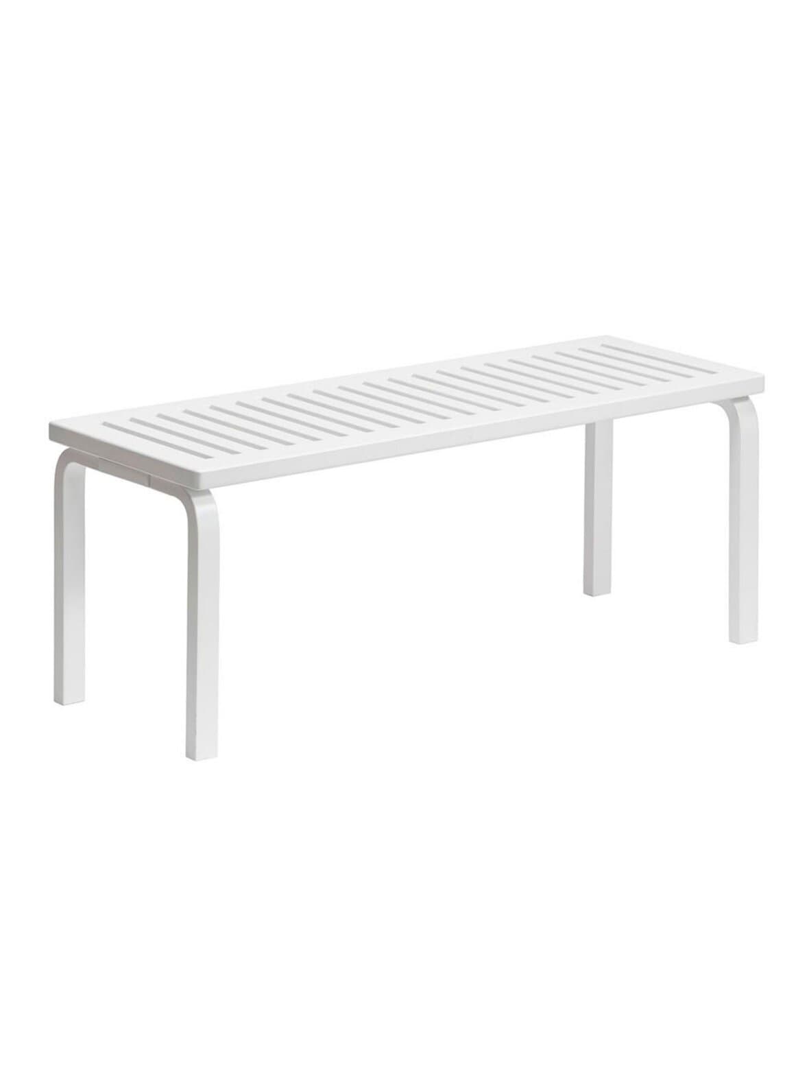 Ritiläpenkki 153a maalattu valkoinen l 112 cm – Artek