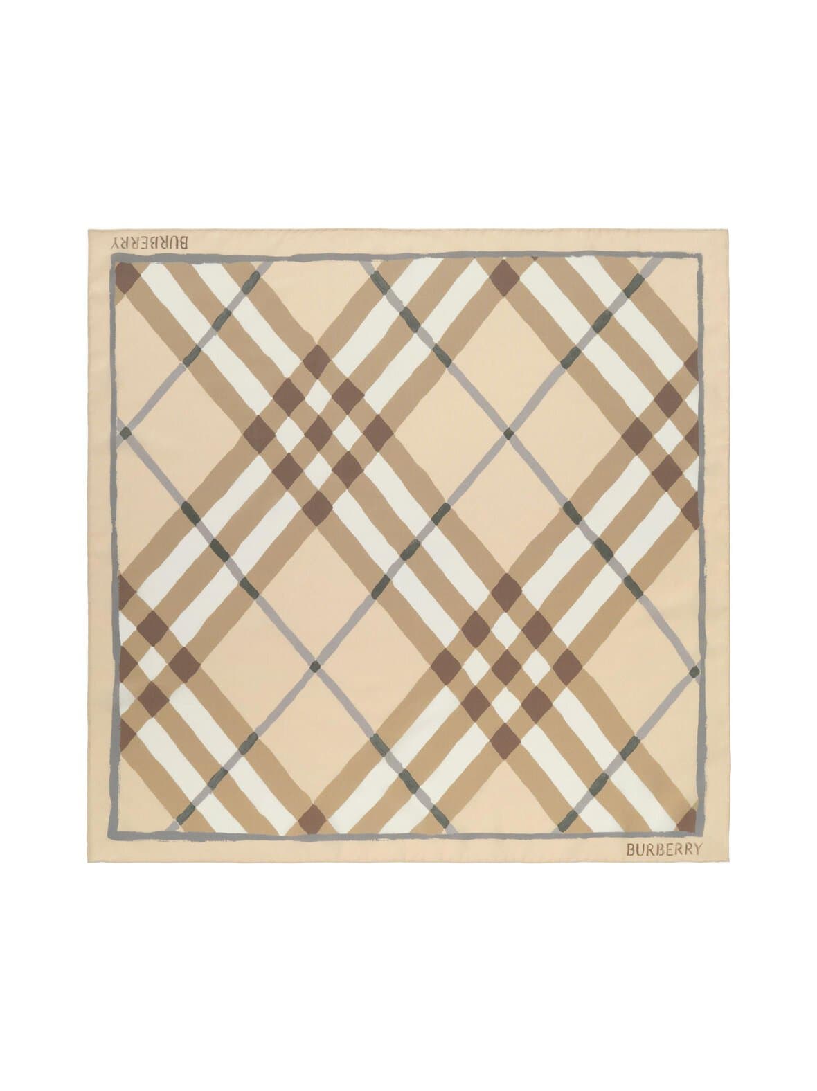 Argyle check -silkkihuivi – Burberry