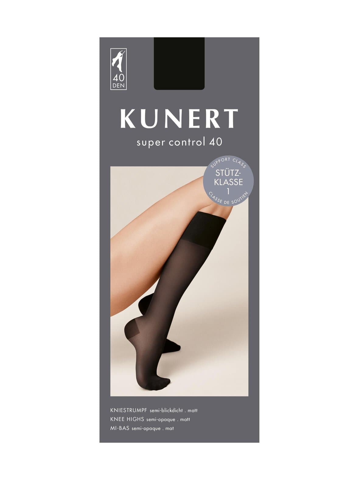 Super control 40 den -polvisukat – Kunert