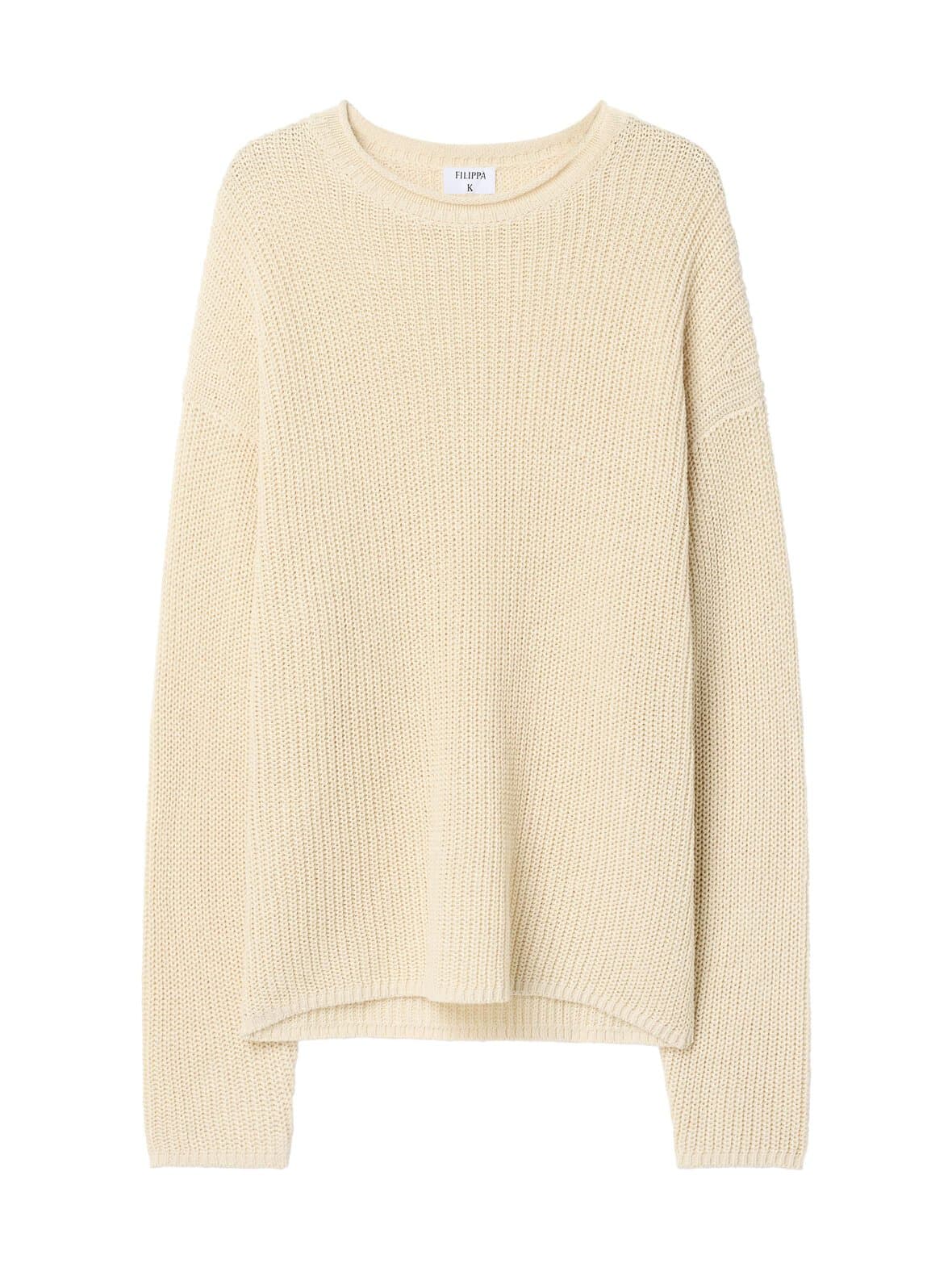 Ribbed cotton linen -neule – Filippa K