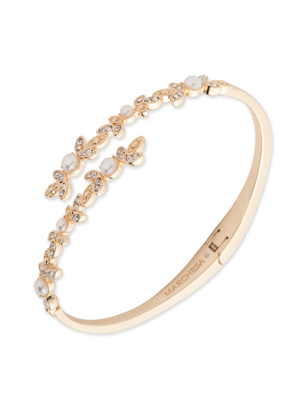 Crown of pearls -rannerengas – Marchesa