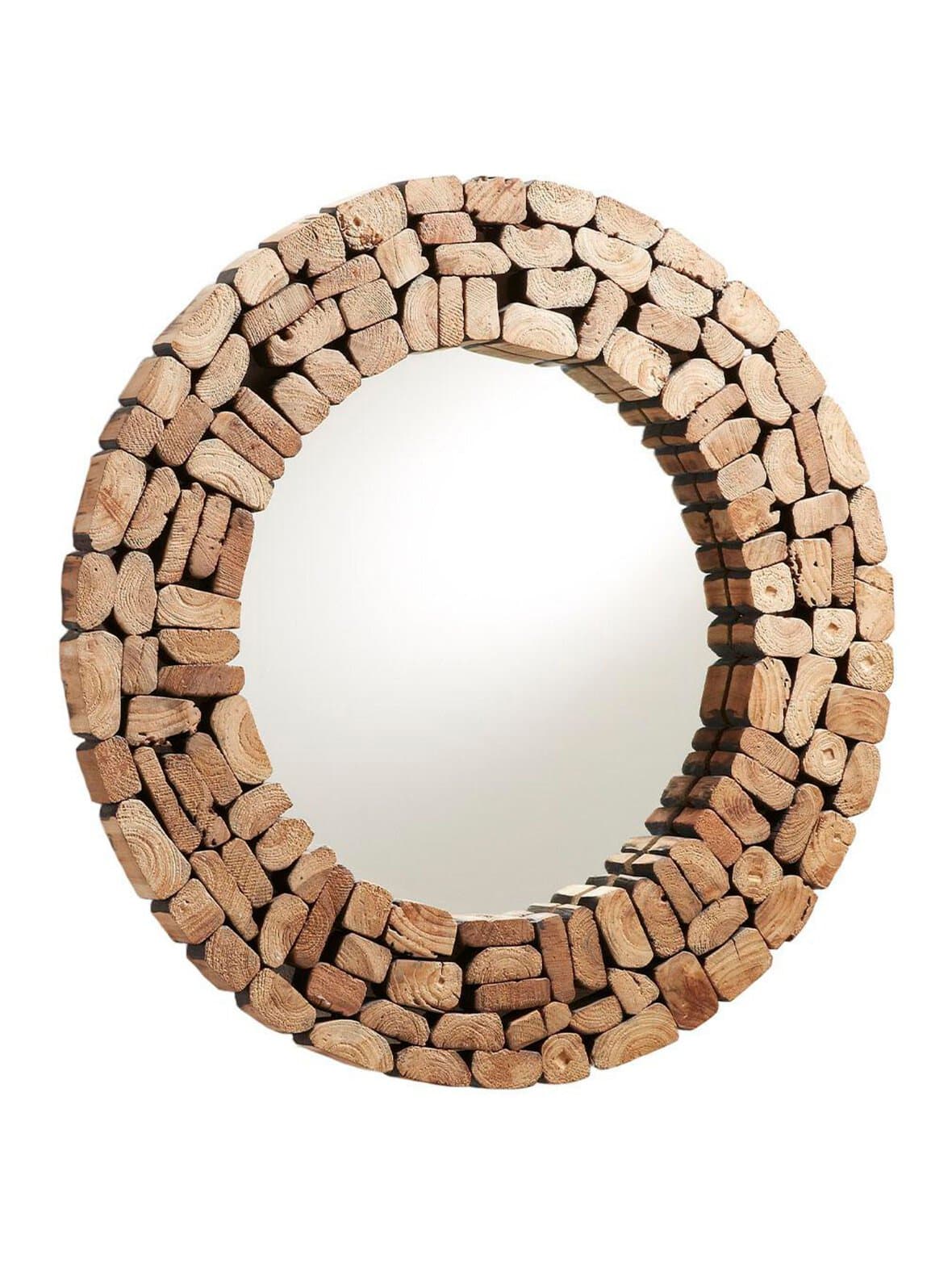 Eliptic-peili tiikki ∅ 80 cm – Kave Home