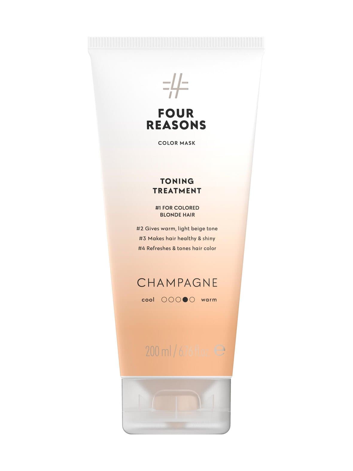 Toning treatment champagne -sävyttävä tehohoito 200 ml – Four Reasons