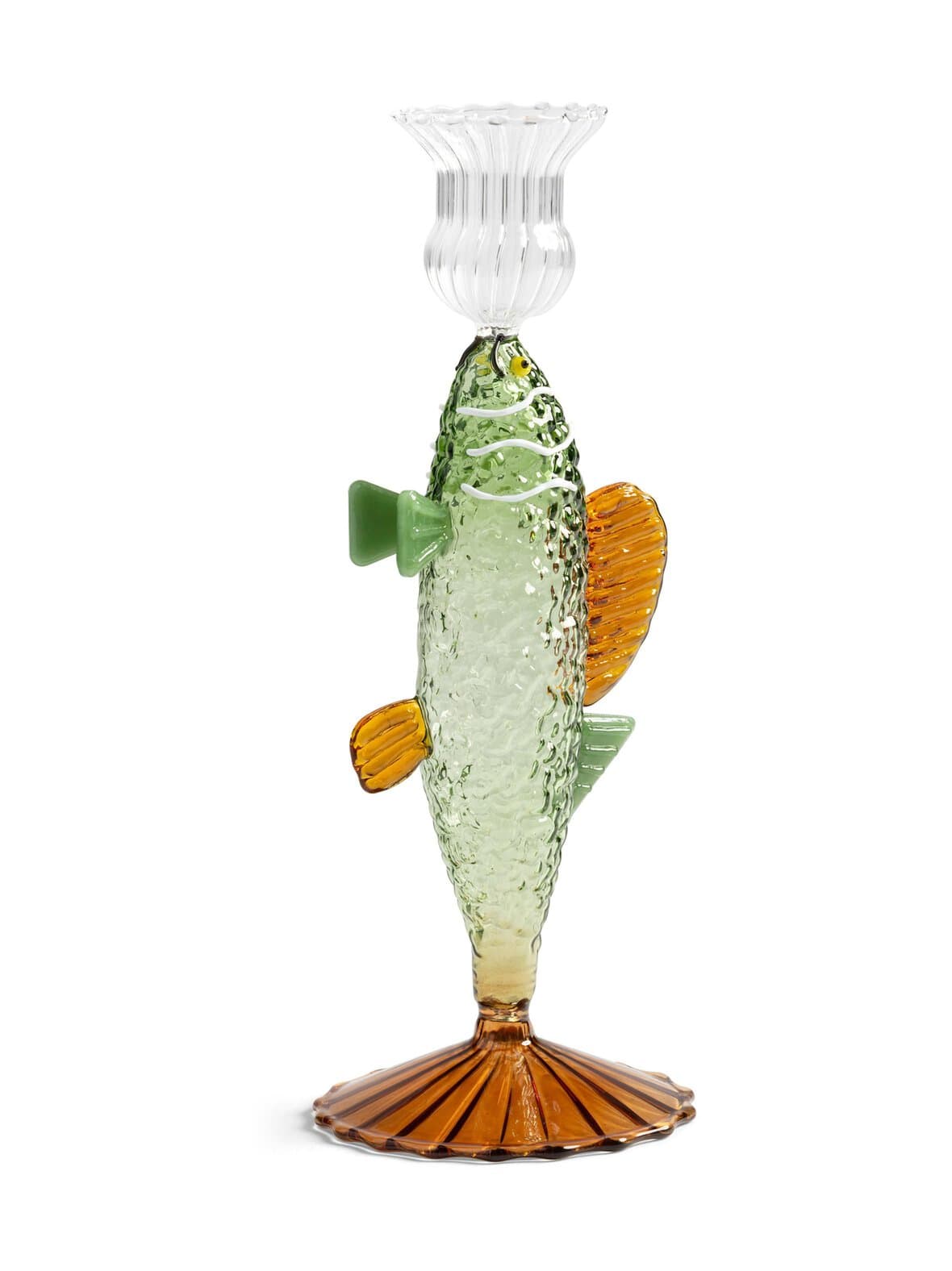 Fish green -kynttilänjalka – &klevering