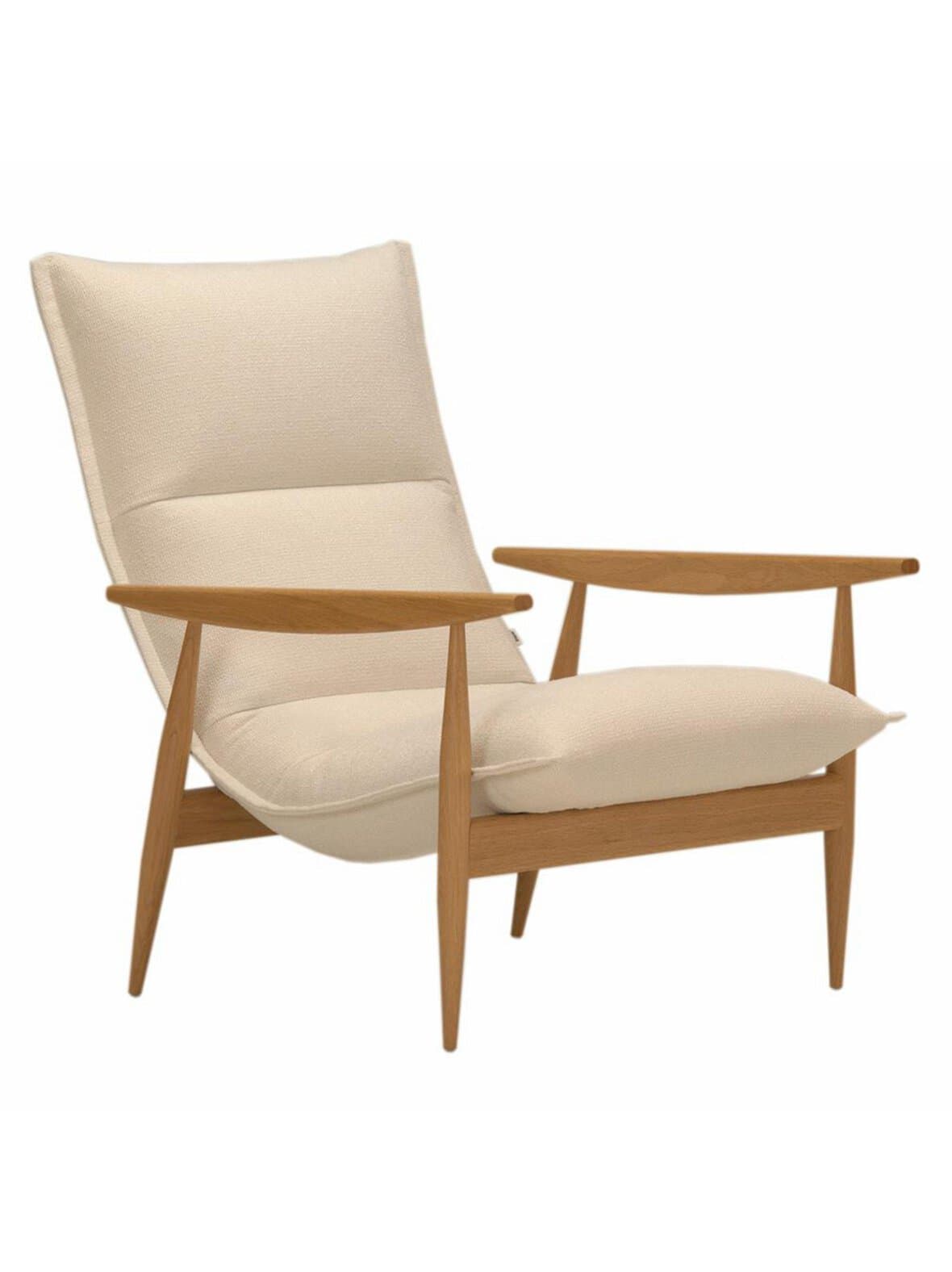 Tao-nojatuoli verso-kangas 002 luonnonvalkoinen / tammi – Adea