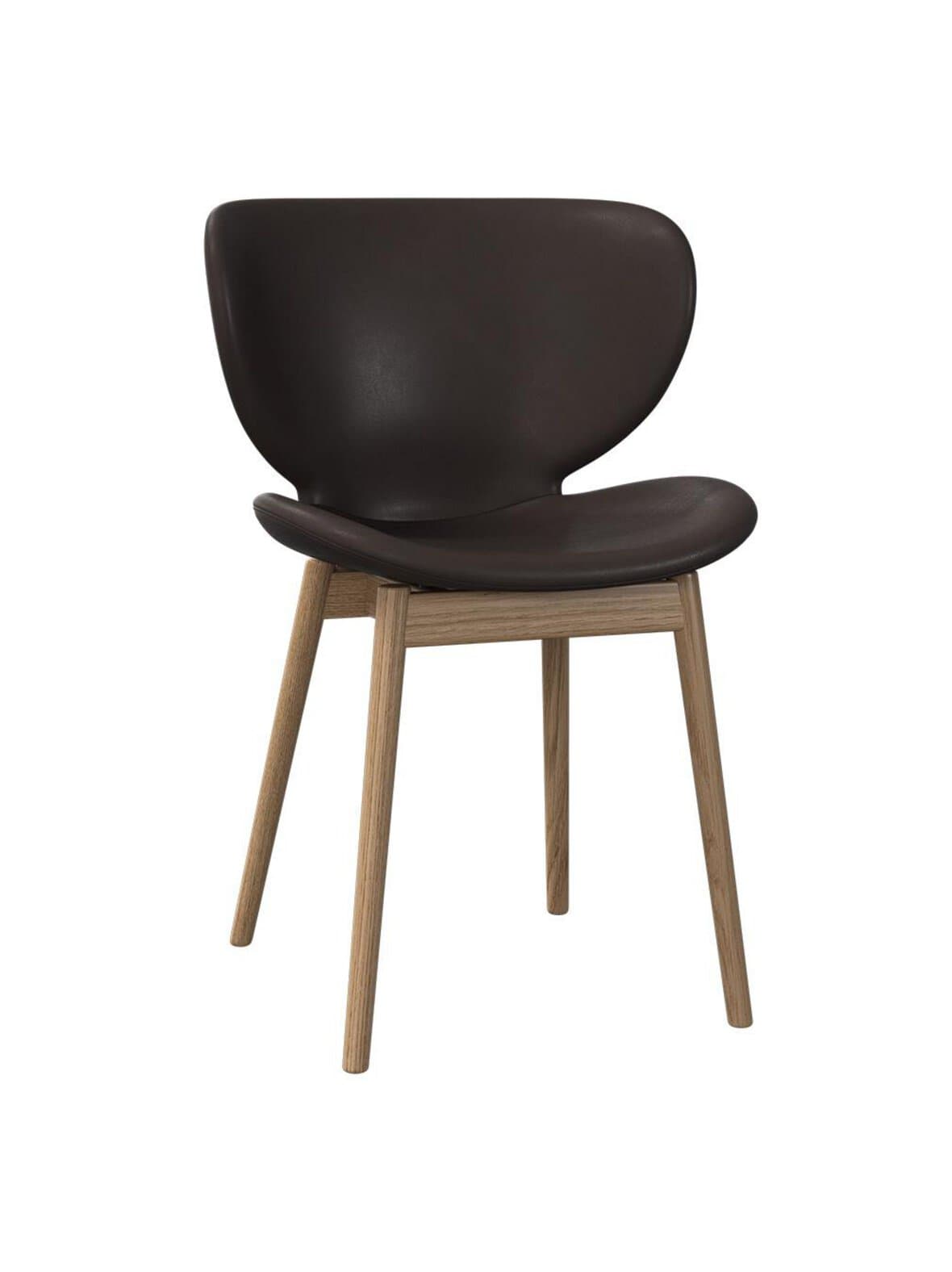 Hamilton-tuoli nordic vintage -nahka 5152 ruskea / tammi – BoConcept
