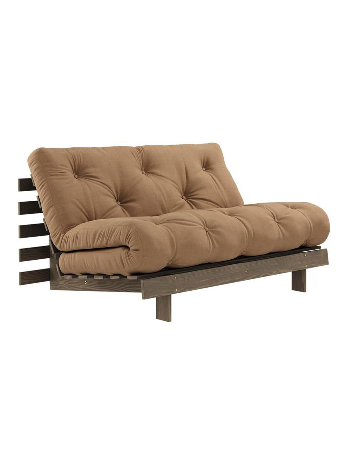 Roots-futonsohva mocca/ruskea l 140 cm – Karup