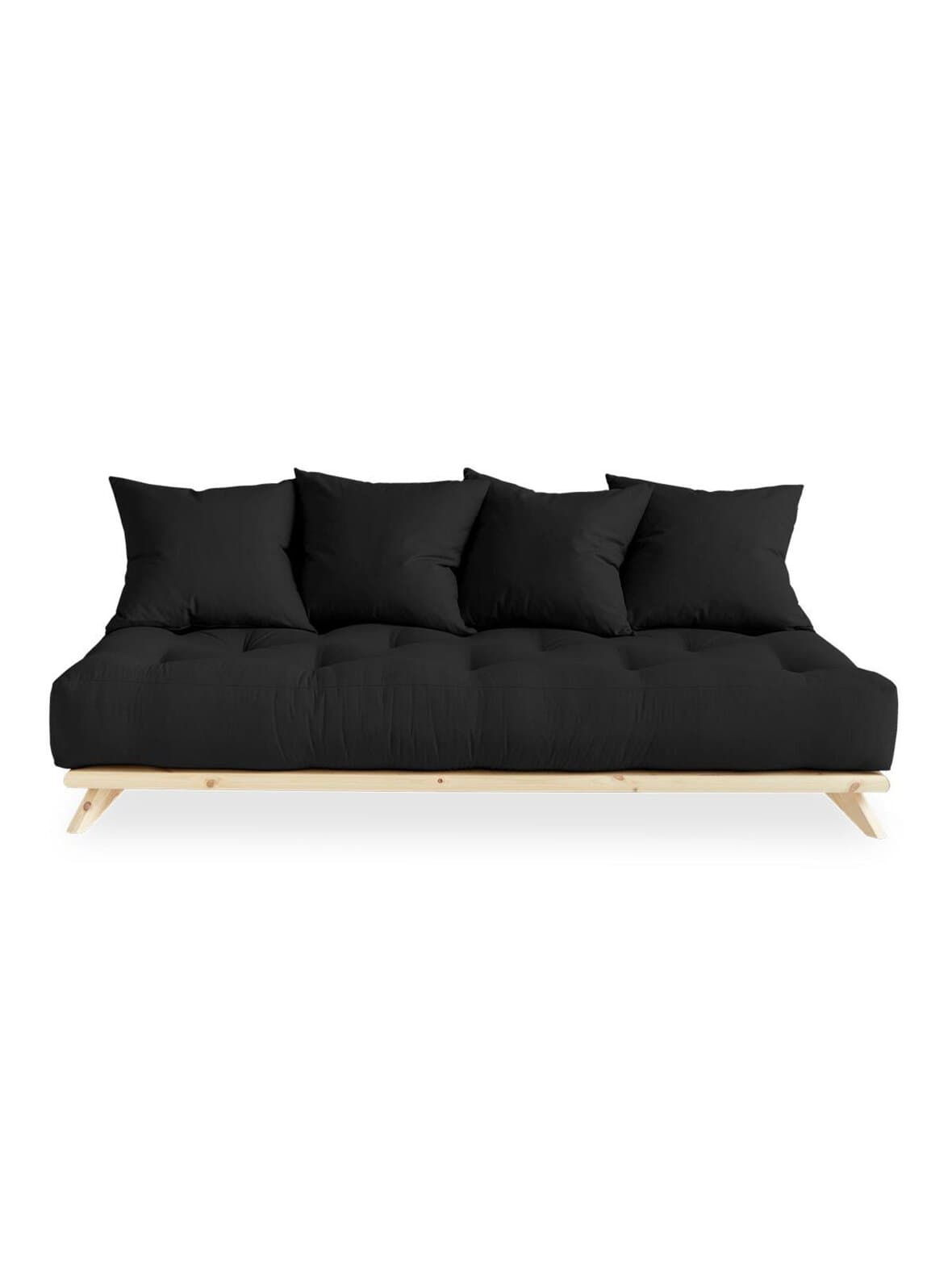 Senza-futonsohva dark grey/mänty – Karup