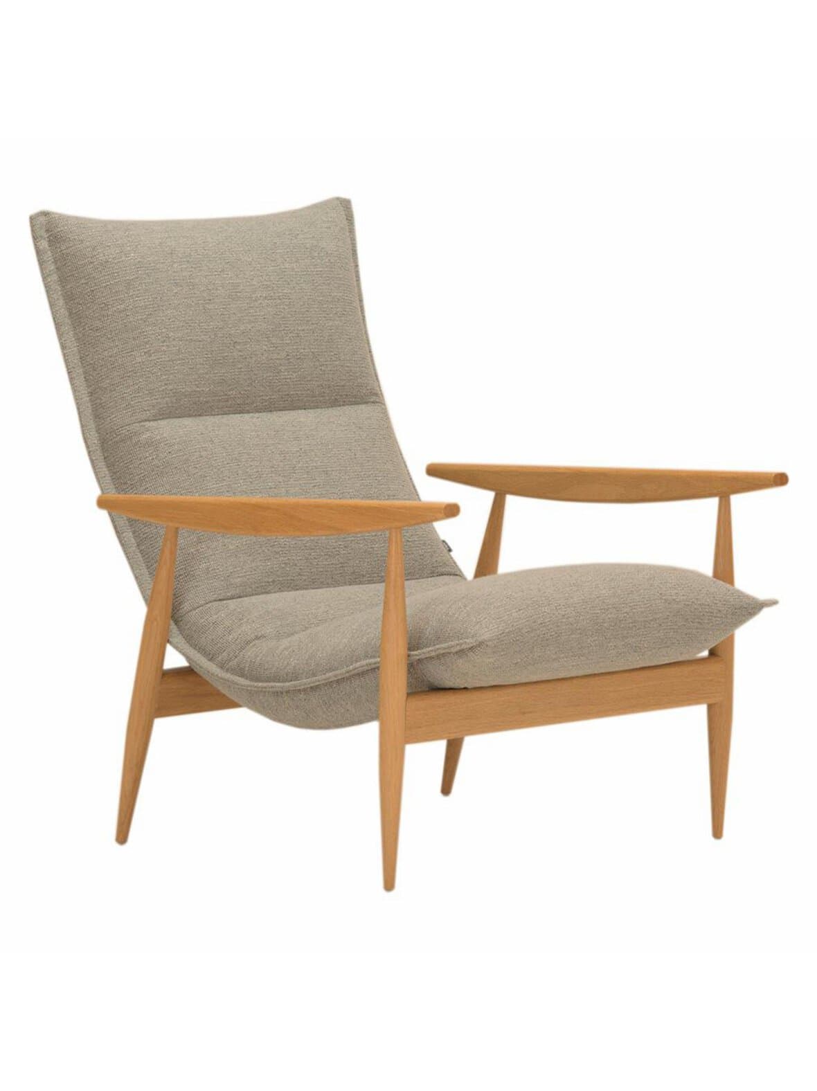 Tao-nojatuoli verso-kangas 181 harmaa / tammi – Adea