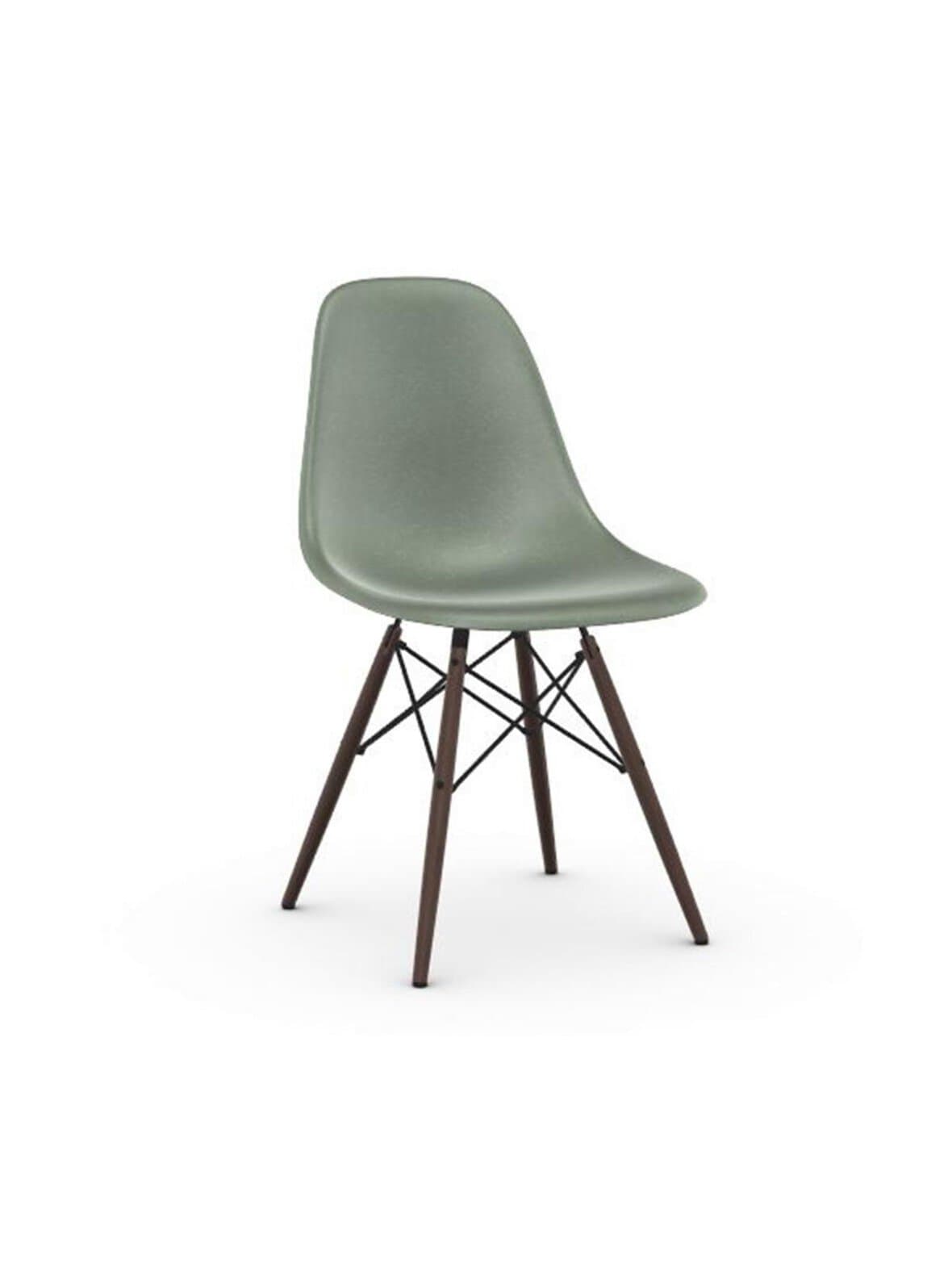 Eames dsw fiberglass -tuoli sea foam green/tumma vaahtera – Vitra
