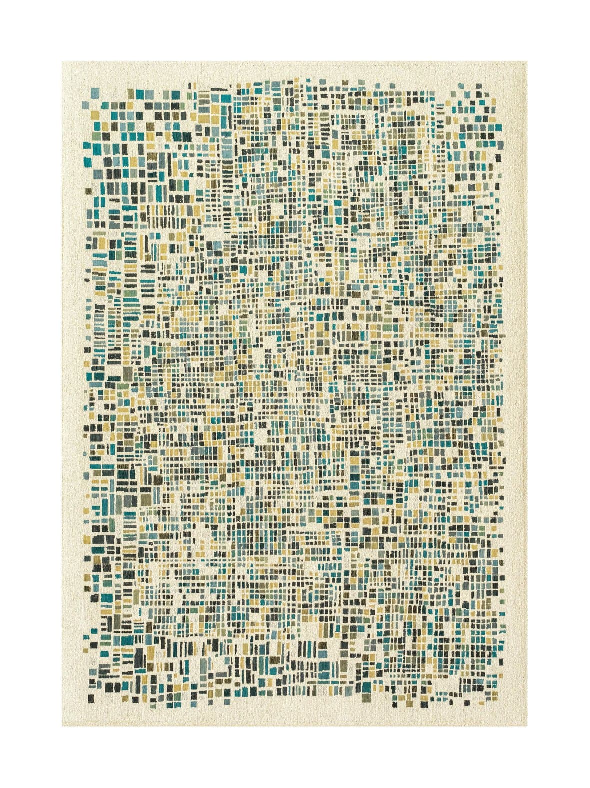 Cubik midnight chenille -matto – Louis de Poortere
