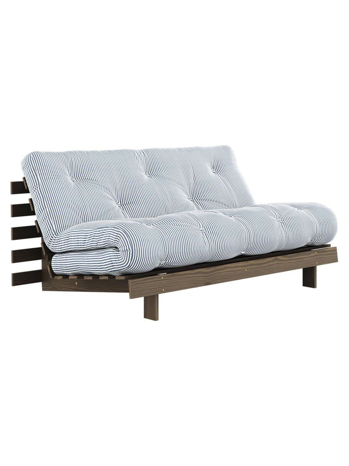 Roots-futonsohva beach blue / ruskea l 160 cm – Karup