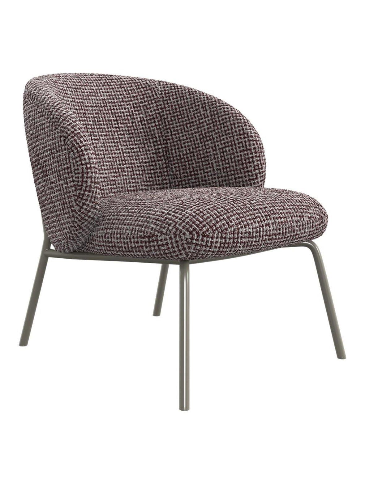Princeton lounge -tuoli tuscany-kangas 3207 burgundi – BoConcept