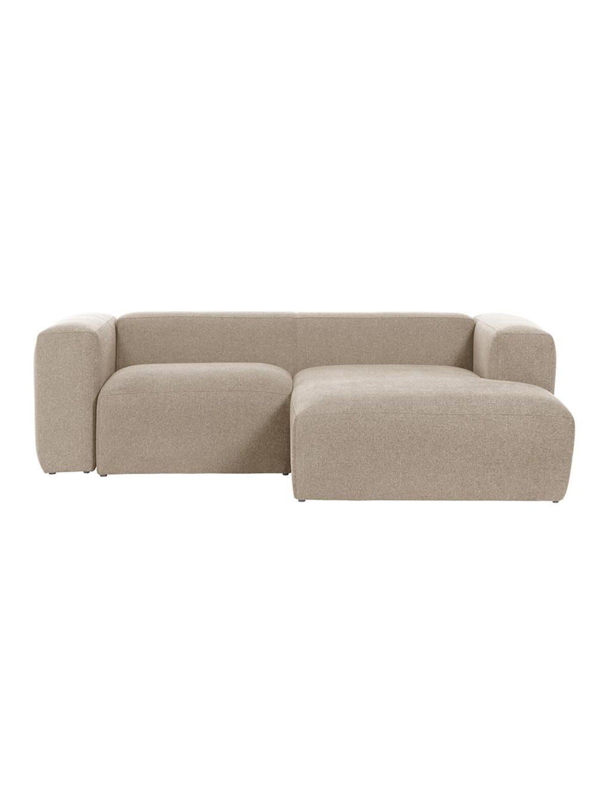 Blok-divaanisohva beige l 240 cm/oikea – Kave Home