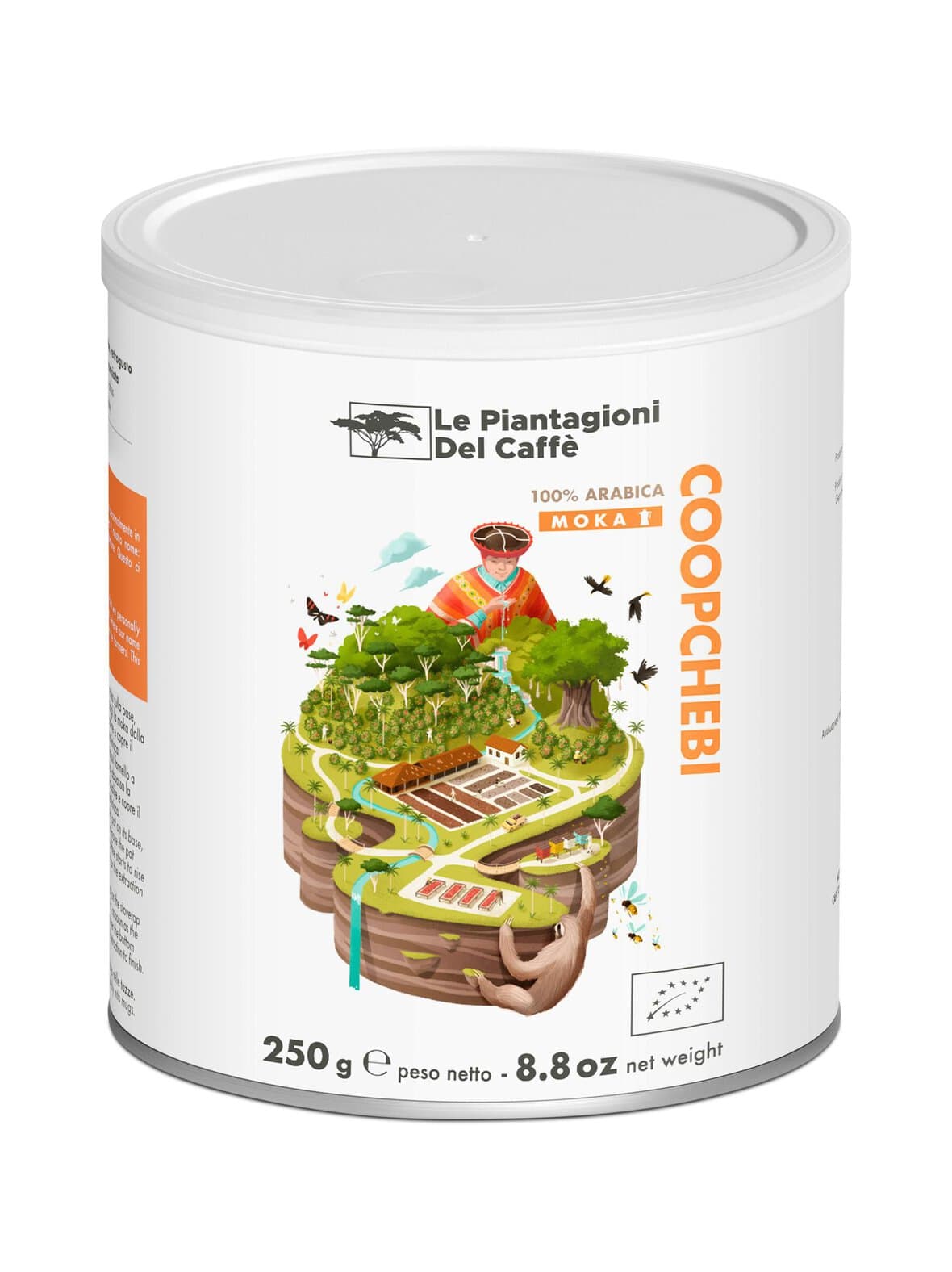 Biio 100 % arabica-kahvi, jauhettu, 250 g – Le Piantagioni Del Caffe