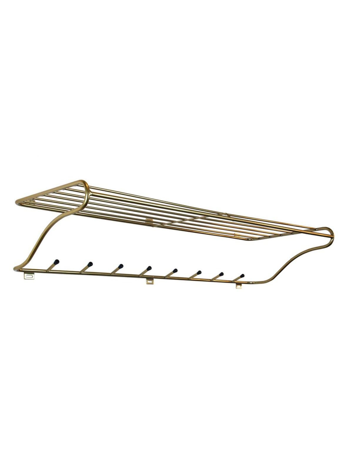 Hat rack -hylly brass matte l 99 cm – Maze
