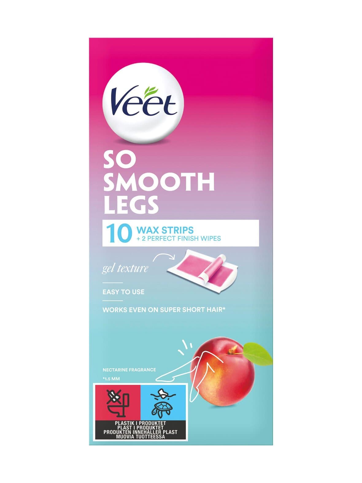 Wax strips legs -vahaliuskat 10 kpl – Veet