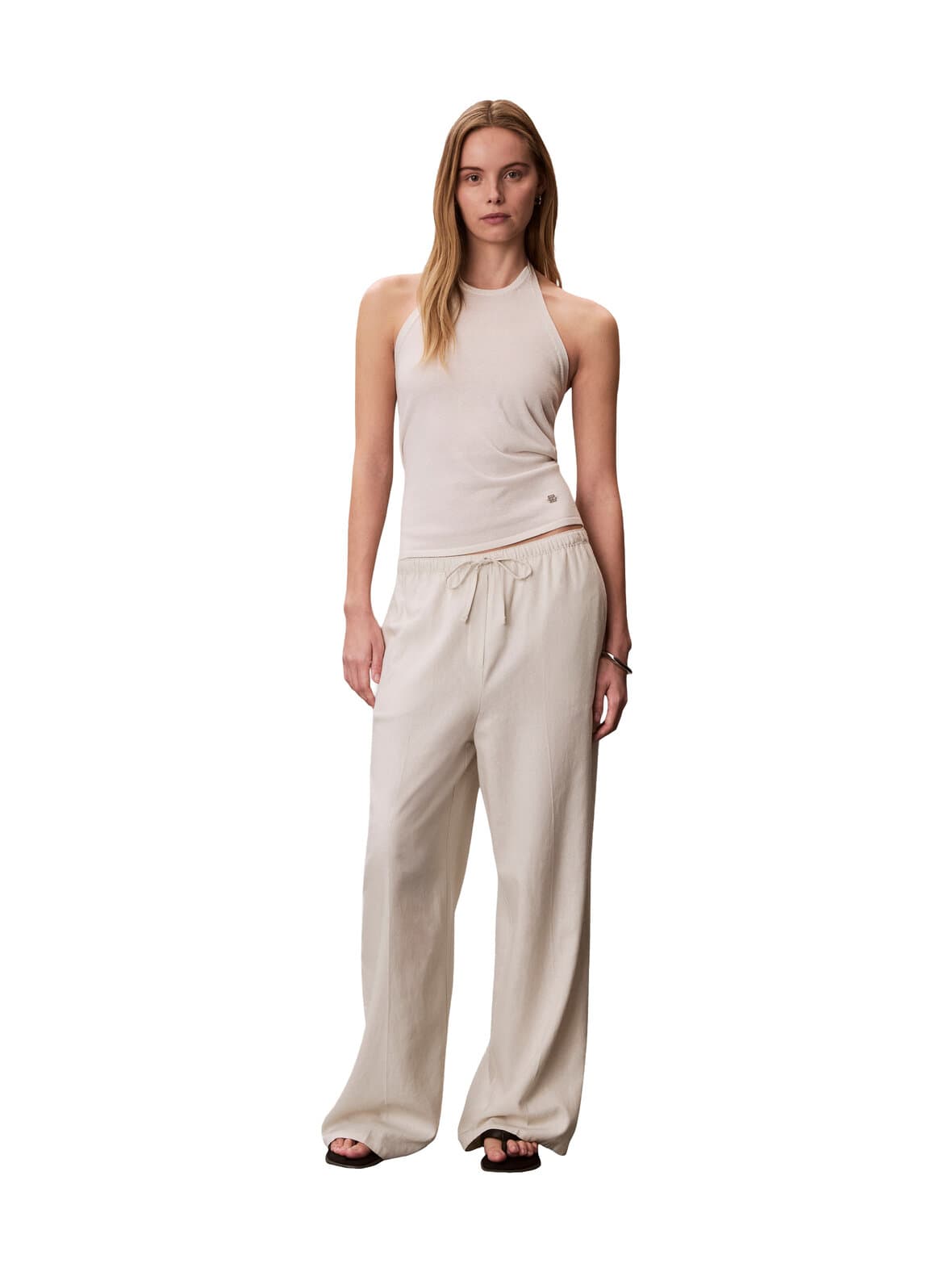 Weekend casual -pellavasekoitehousut – CK Jeans