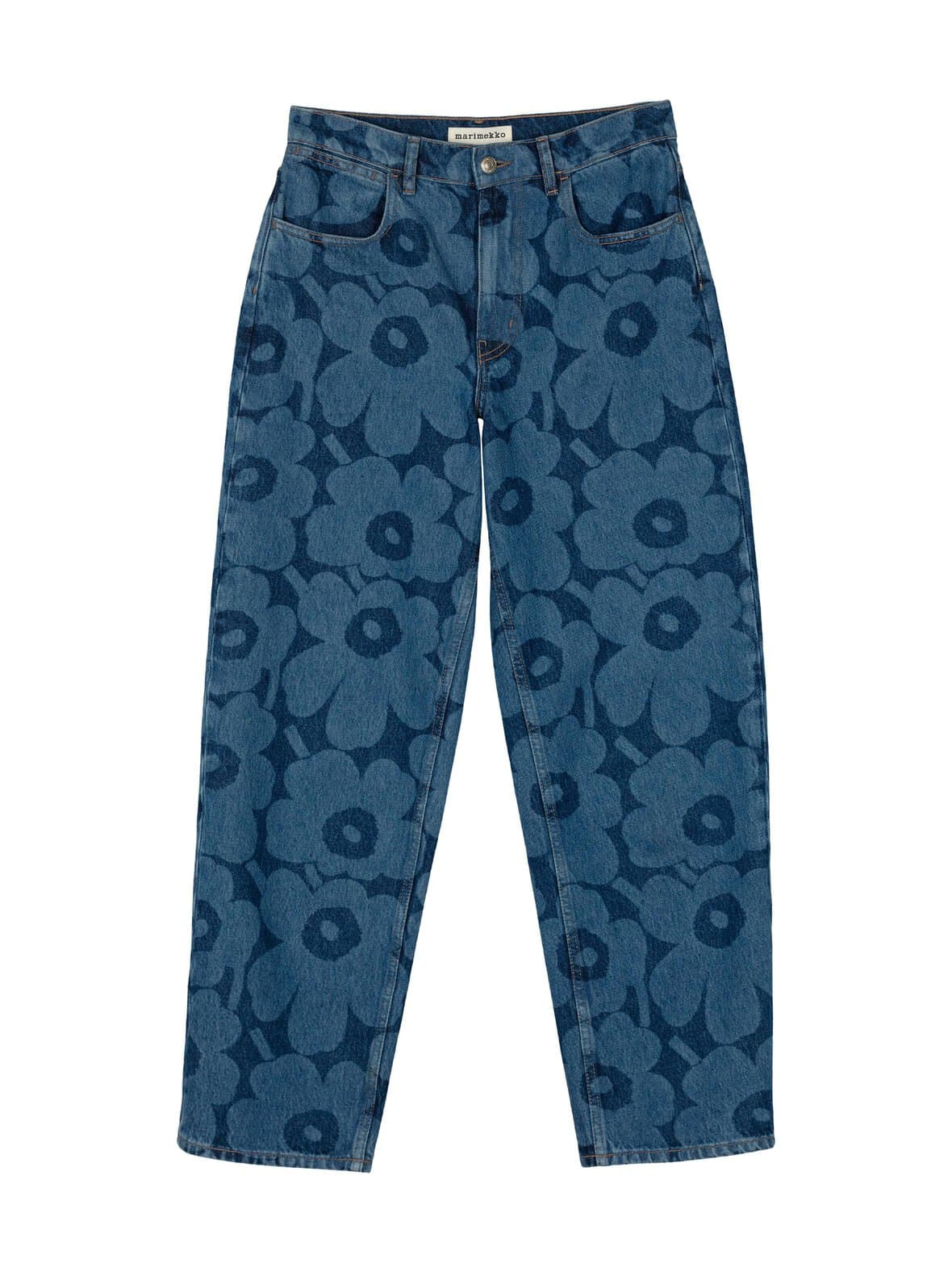 Maridenim barrel unikko -farkut – Marimekko