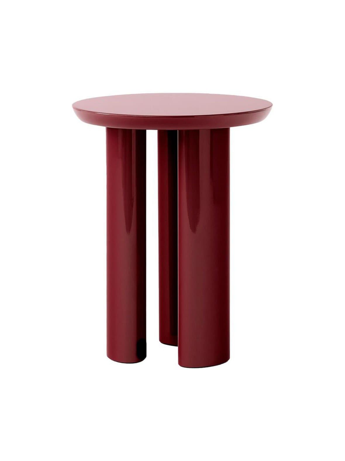 Tung ja3 -sivupöytä burgundy red ⌀ 38 cm – &Tradition