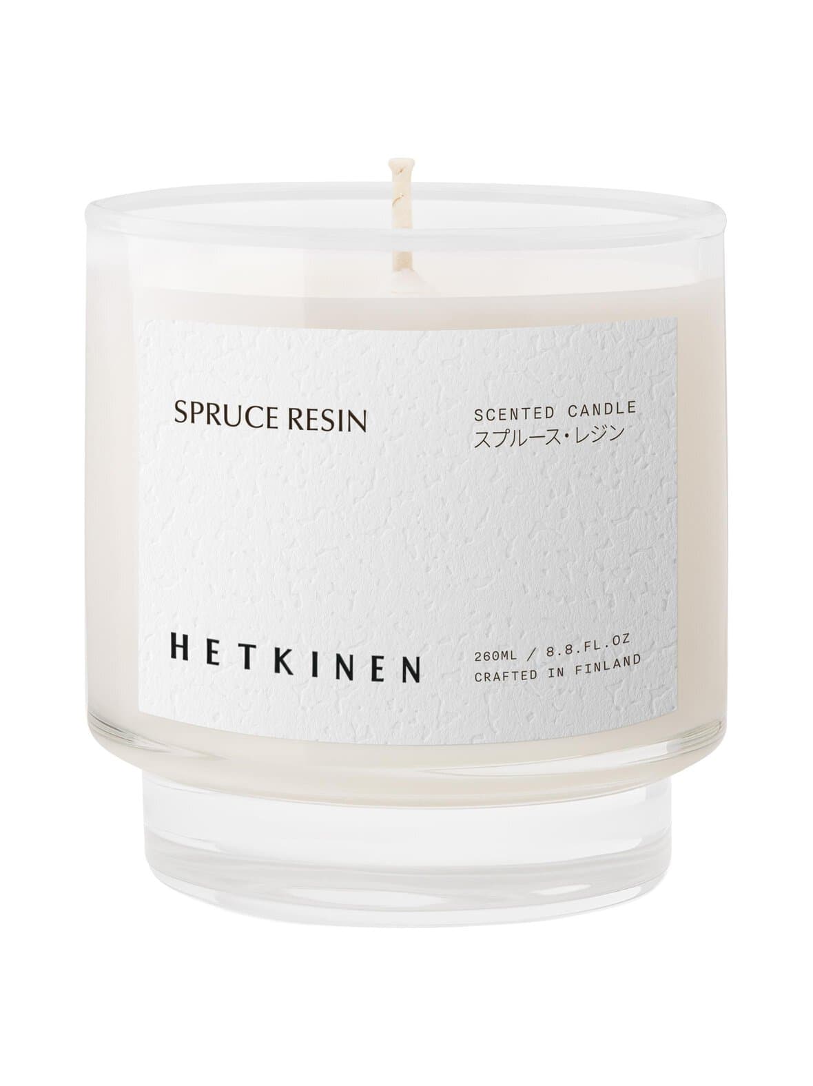 Spruce resin -tuoksukynttilä 260 ml – Hetkinen