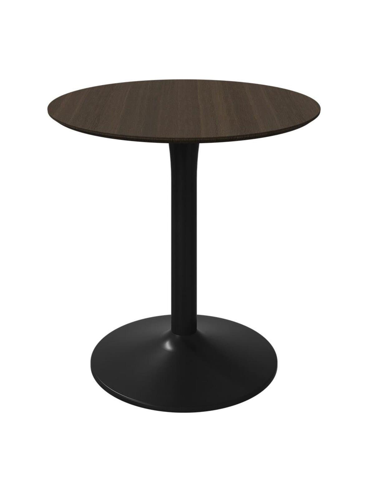 New york -ruokapöytä tumma tammi / musta ⌀ 80 cm – BoConcept