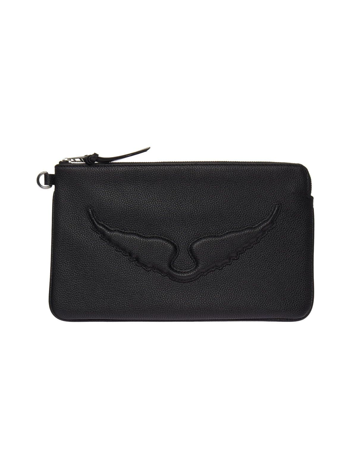 Angel pouch grained leather -pussukka – Zadig & Voltaire