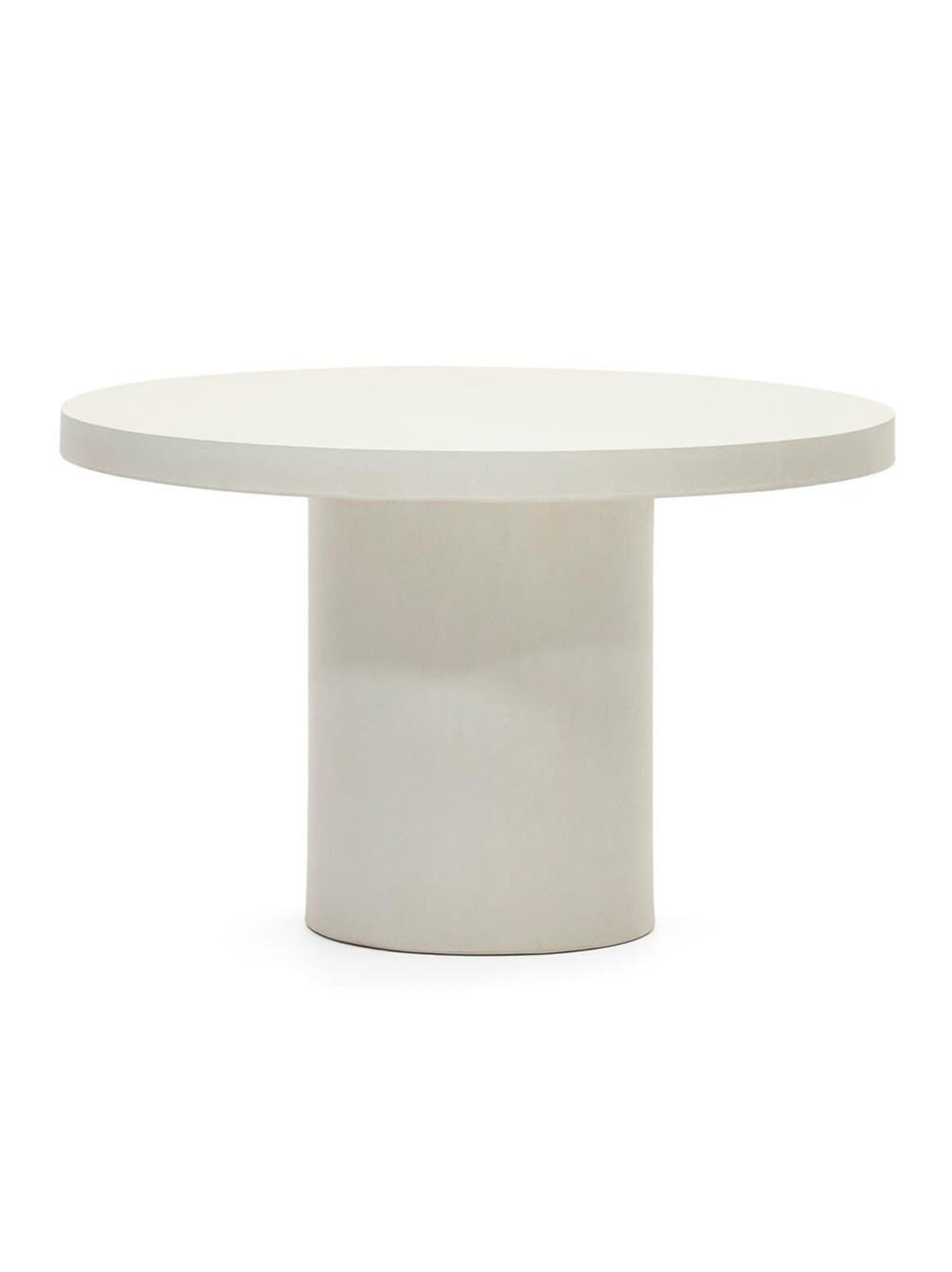 Aiguablava-ruokapöytä valkoinen ⌀ 120 cm – Kave Home